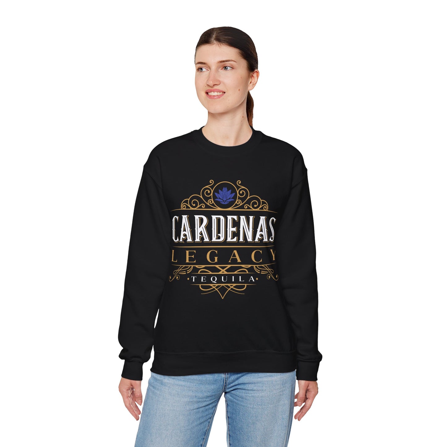 Cardenas Legacy Tequila Gilden 18000 Crewneck Sweatshirt with Front Logo