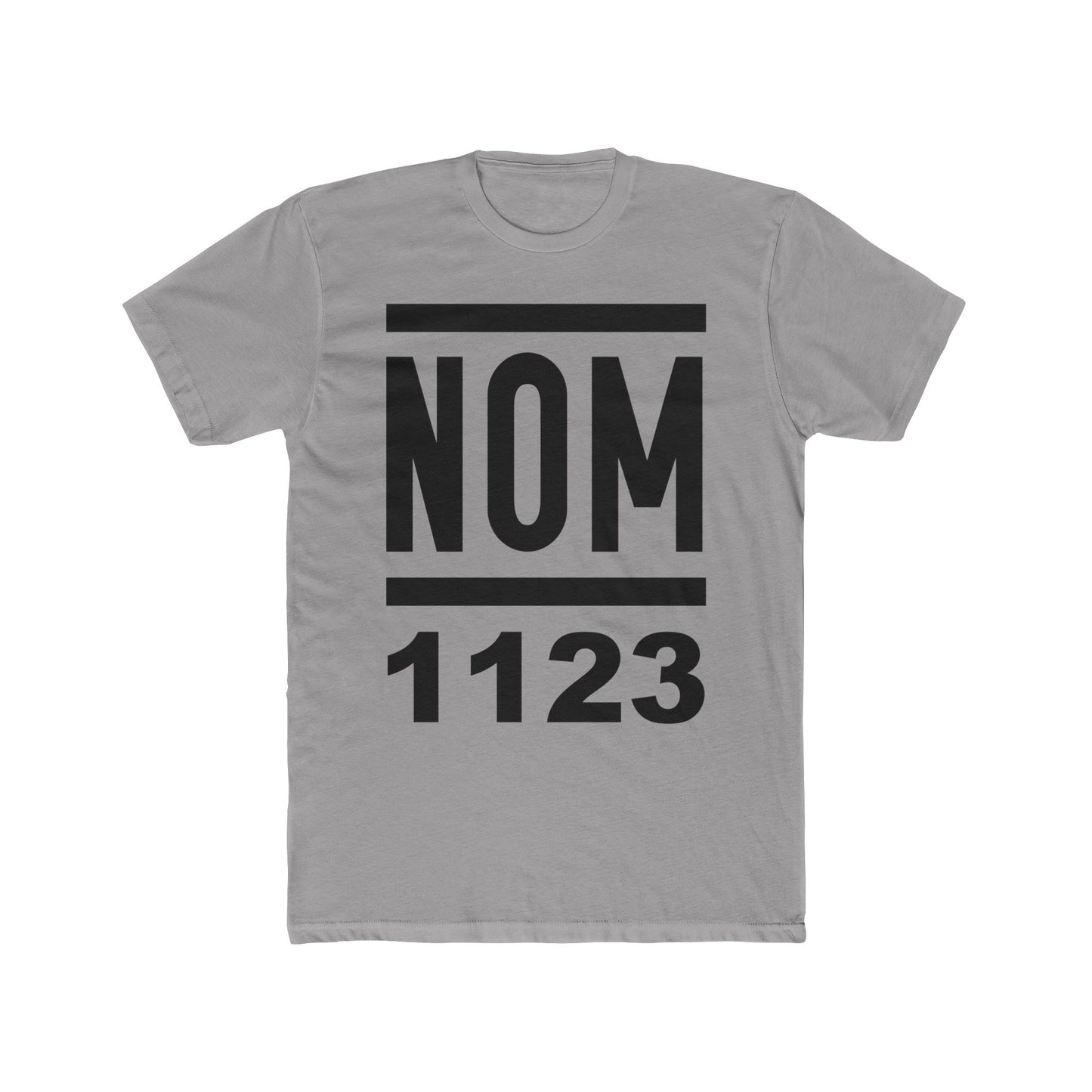 NOM 1123 Short Sleeve Next Level 3600 T-Shirt with Front Logo