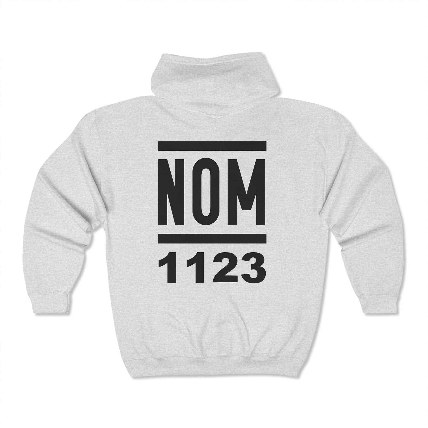 NOM 1123 Gildan 18600 Zip-Up Hooded Sweatshirt