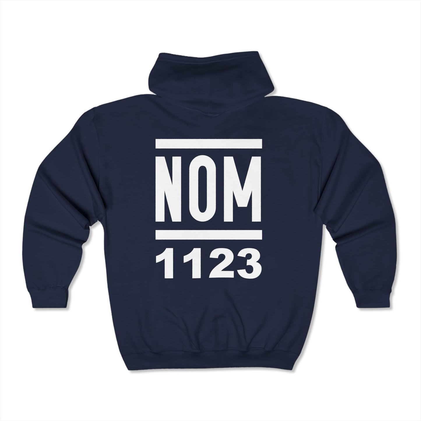 NOM 1123 Gildan 18600 Zip-Up Hooded Sweatshirt