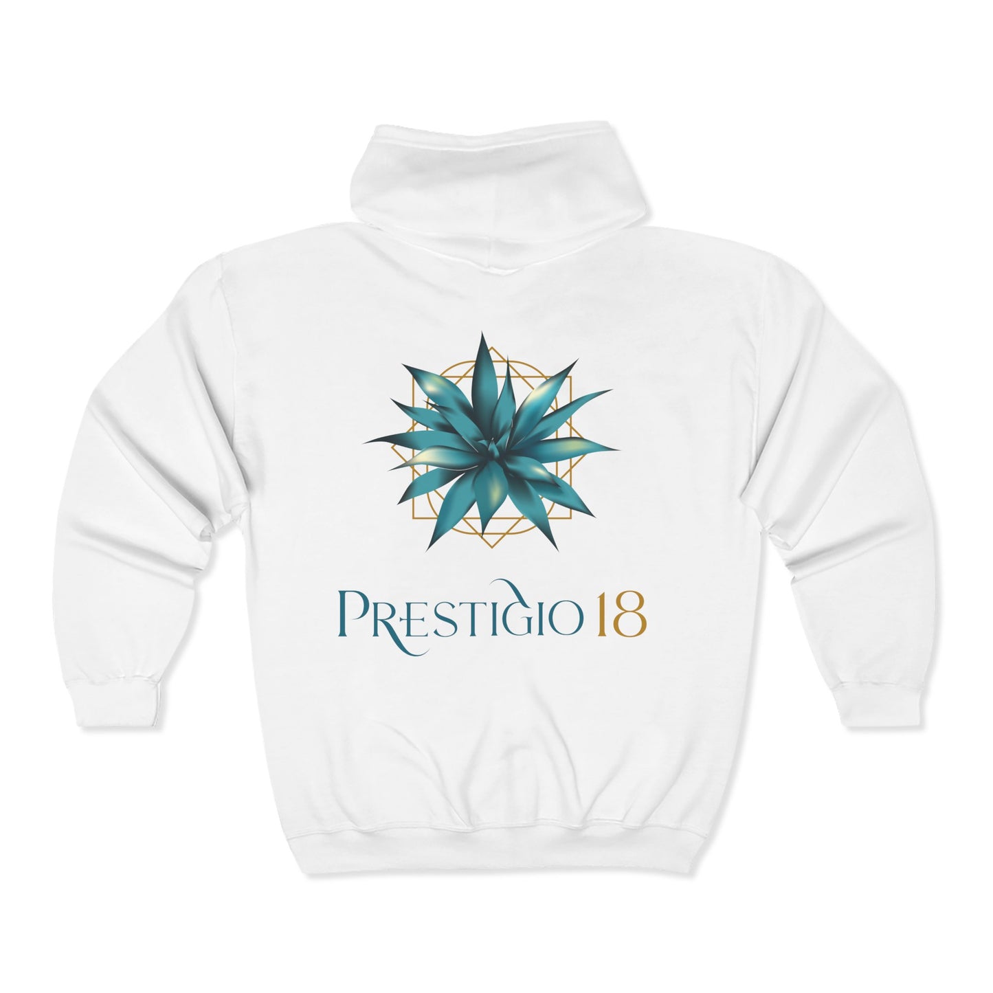 Prestigio 18 Tequila Gildan 18600 Zip-Up Hooded Sweatshirt