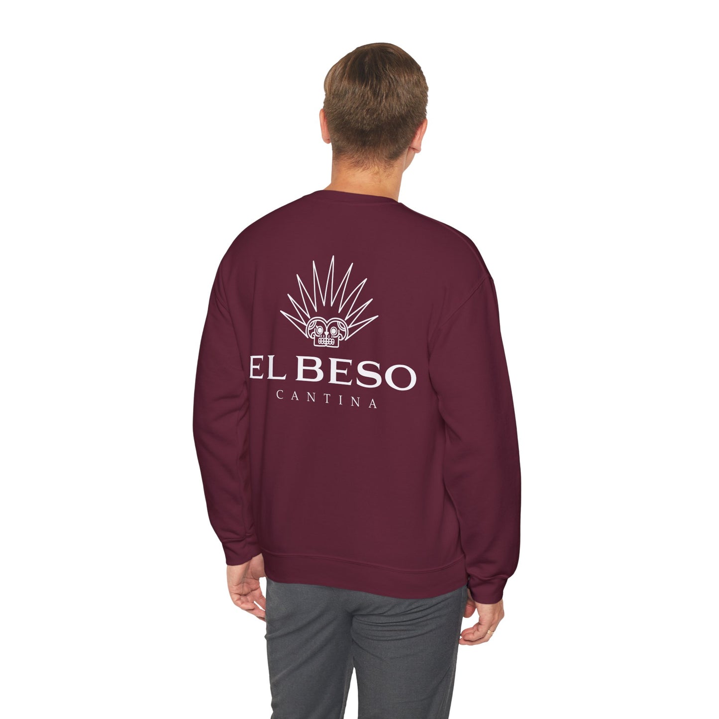 El Beso Cantina Gilden 18000 Crewneck Sweatshirt with Front and Back Logo