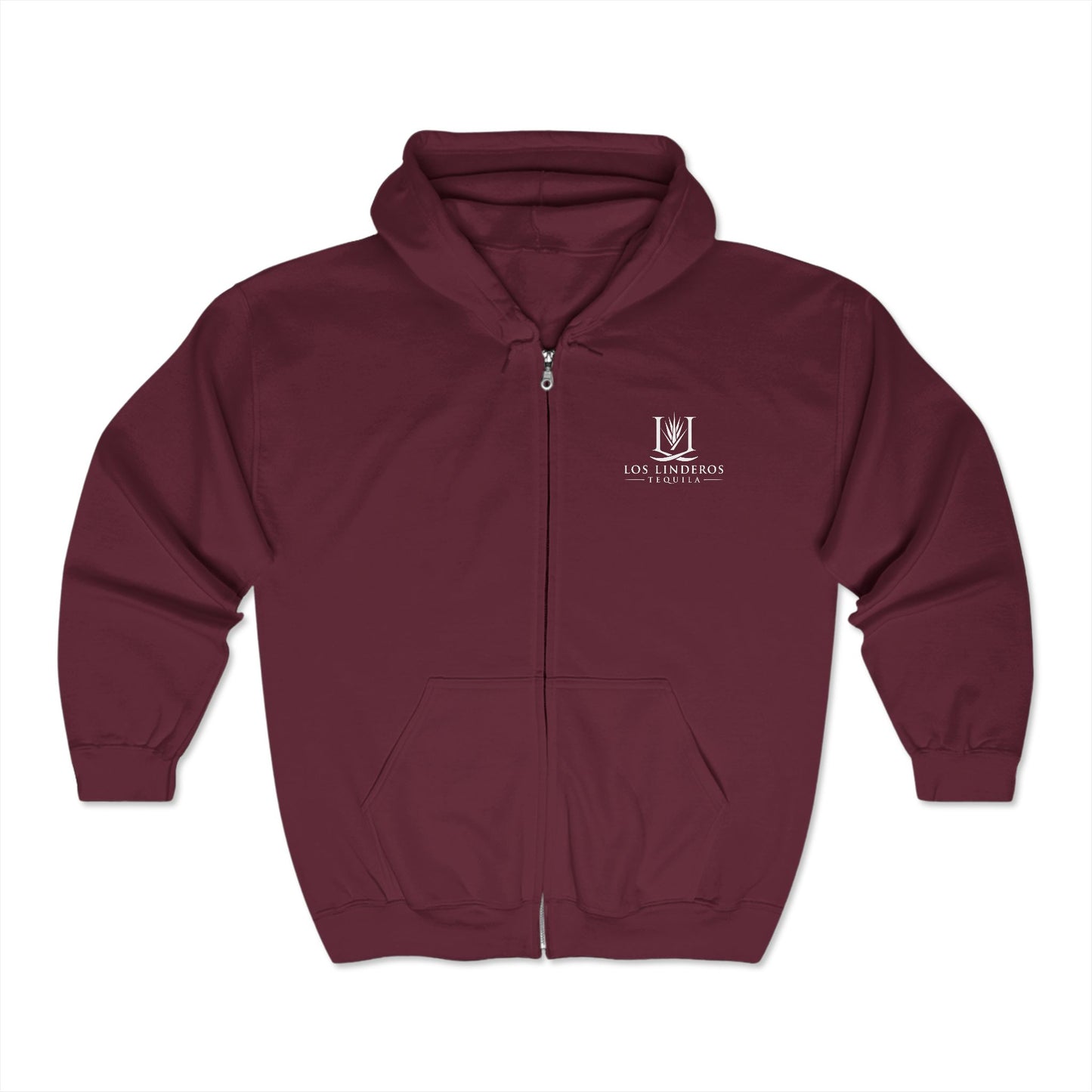 Los Linderos Tequila Gildan 18600 Zip-Up Hooded Sweatshirt