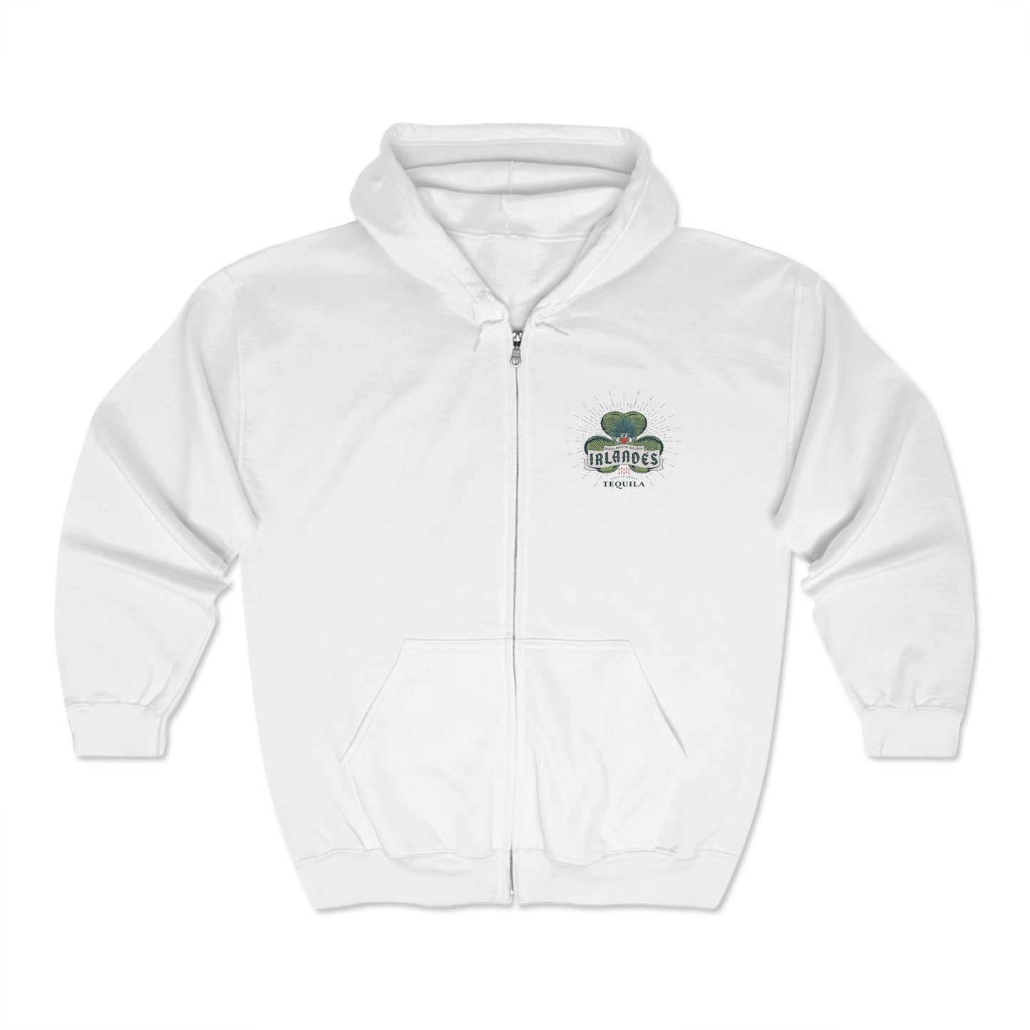 Irlandes Tequila Gildan 18600 Zip-Up Hooded Sweatshirt