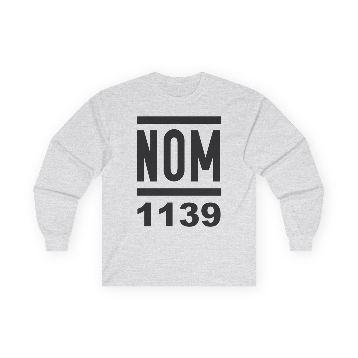 NOM 1139 Long Sleeve Gildan 2400 T-Shirt with Front Logo