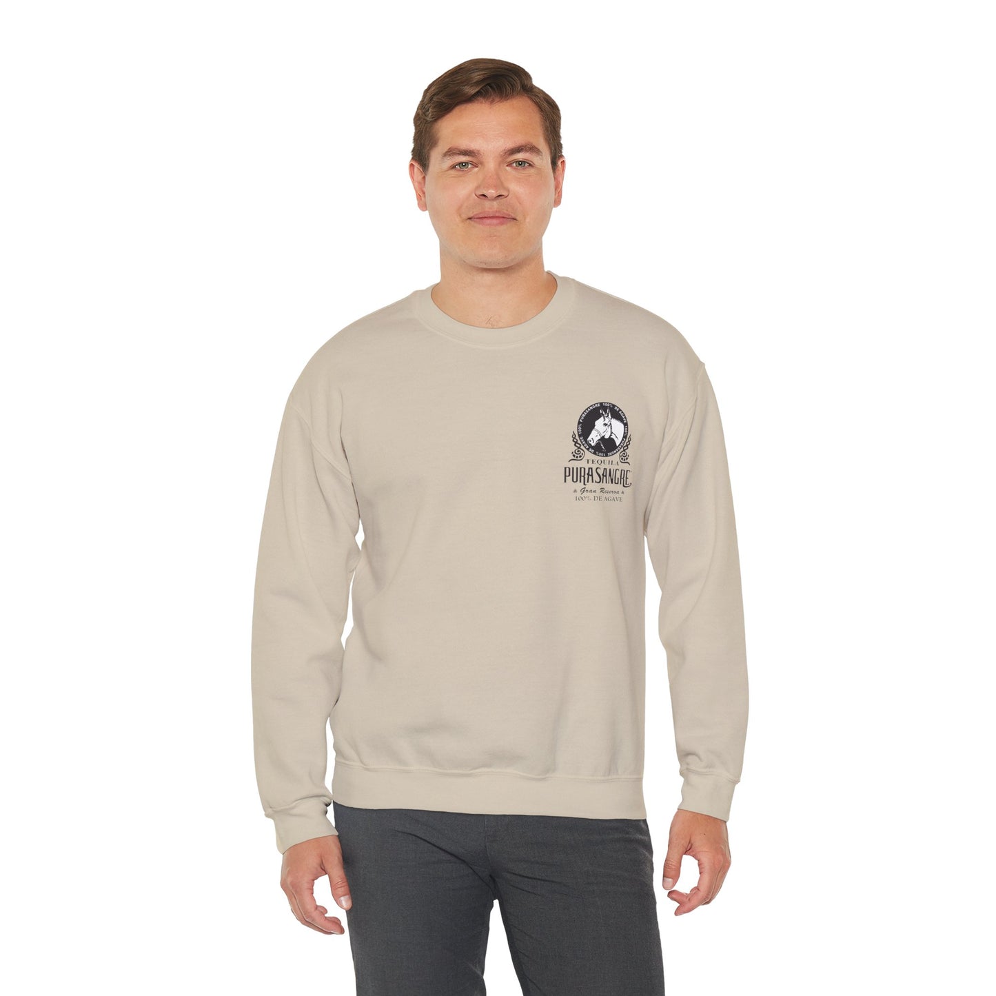 Purasangre Tequila Gilden 18000 Crewneck Sweatshirt with Front and Back Logo