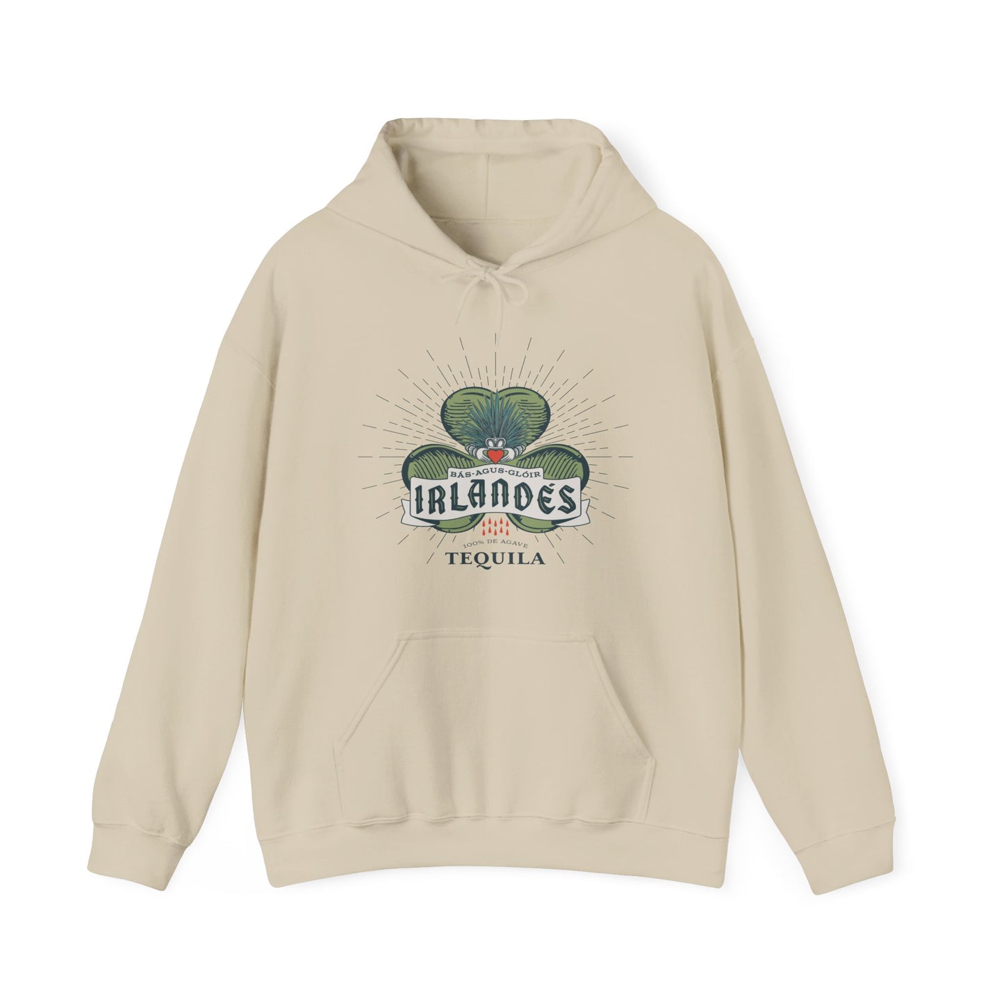 Irlande's Tequila Gilden 18500 Hoodie with Front Logo