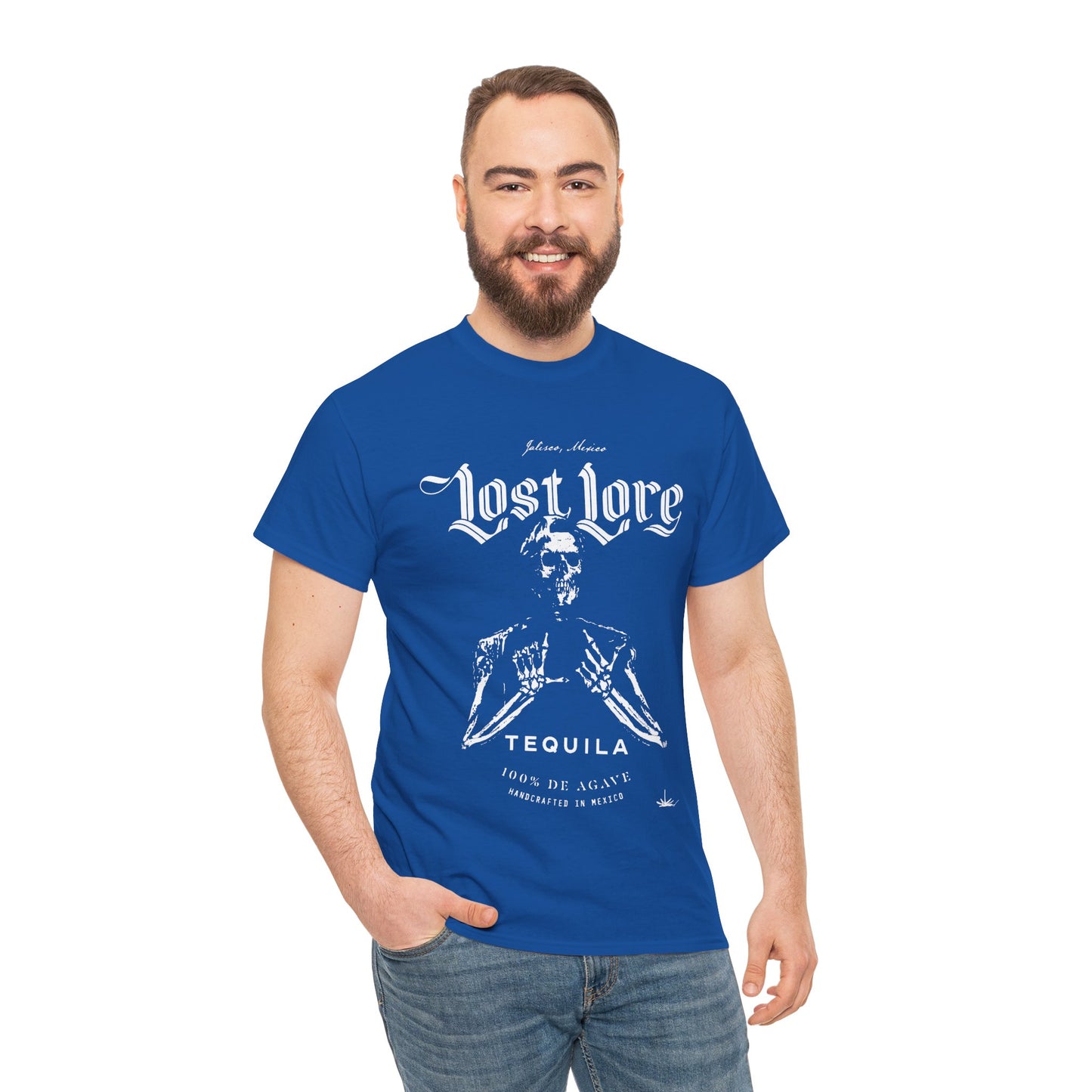 Lost Lore Tequila Miklo Agave Short Sleeve Gildan 5000 T-Shirt with Front Logo