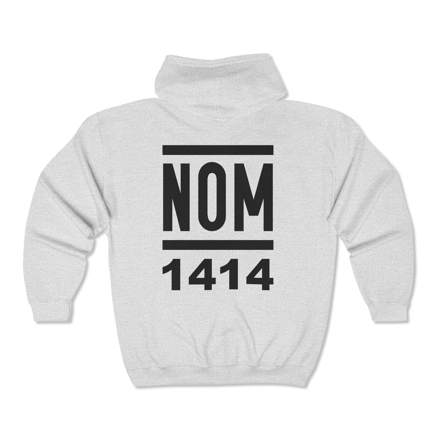 NOM 1414 Gildan 18600 Zip-Up Hooded Sweatshirt