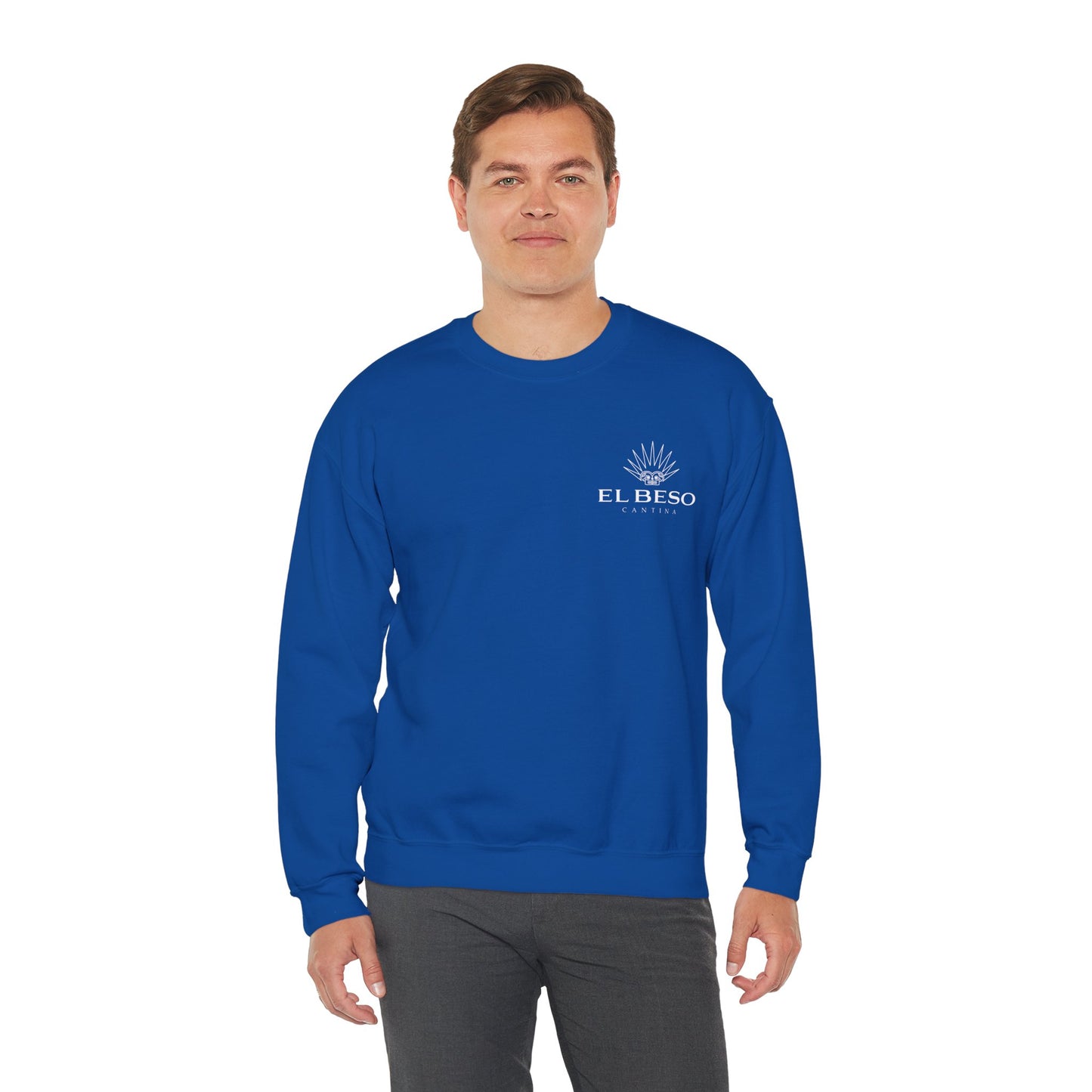 El Beso Cantina Gilden 18000 Crewneck Sweatshirt with Front and Back Logo