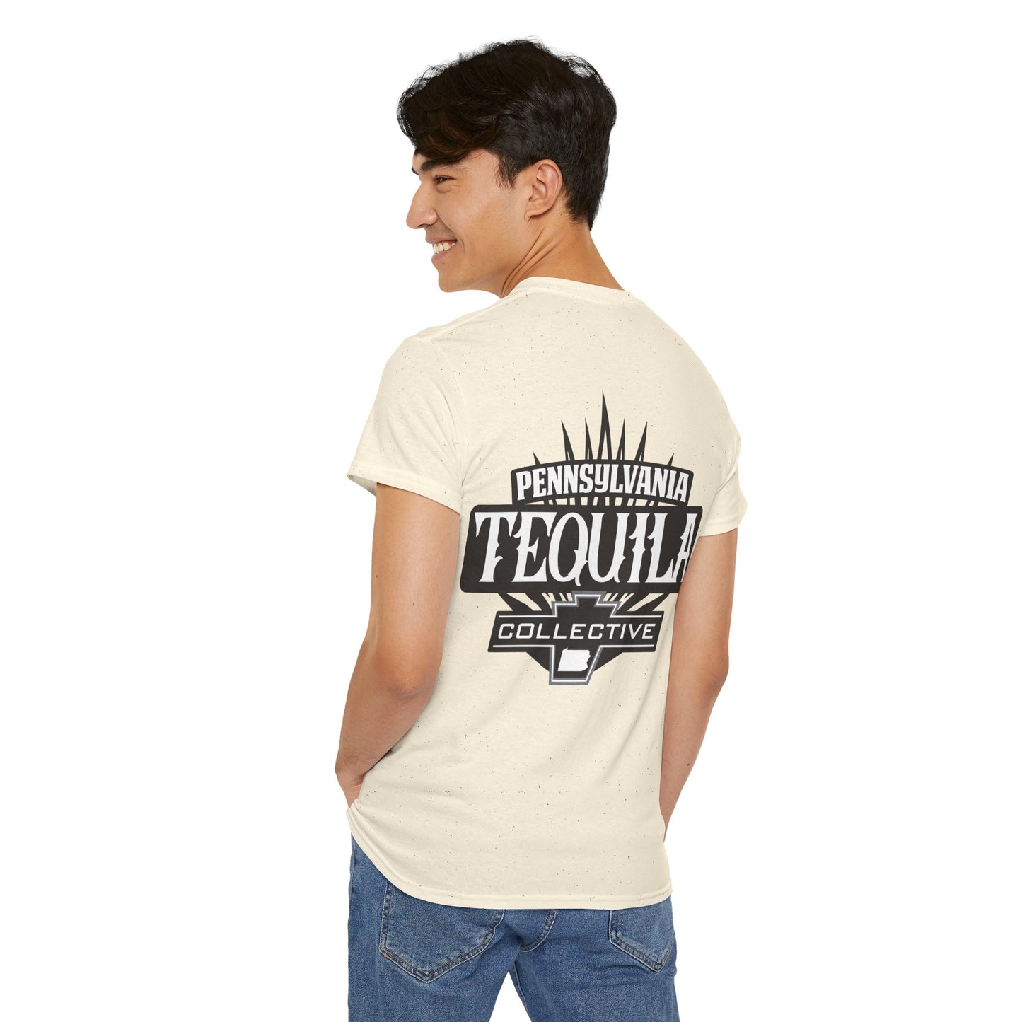 Pennsylvania Tequila Collective Short Sleeve Gildan 5000 T-Shirt with Front and Back Logo