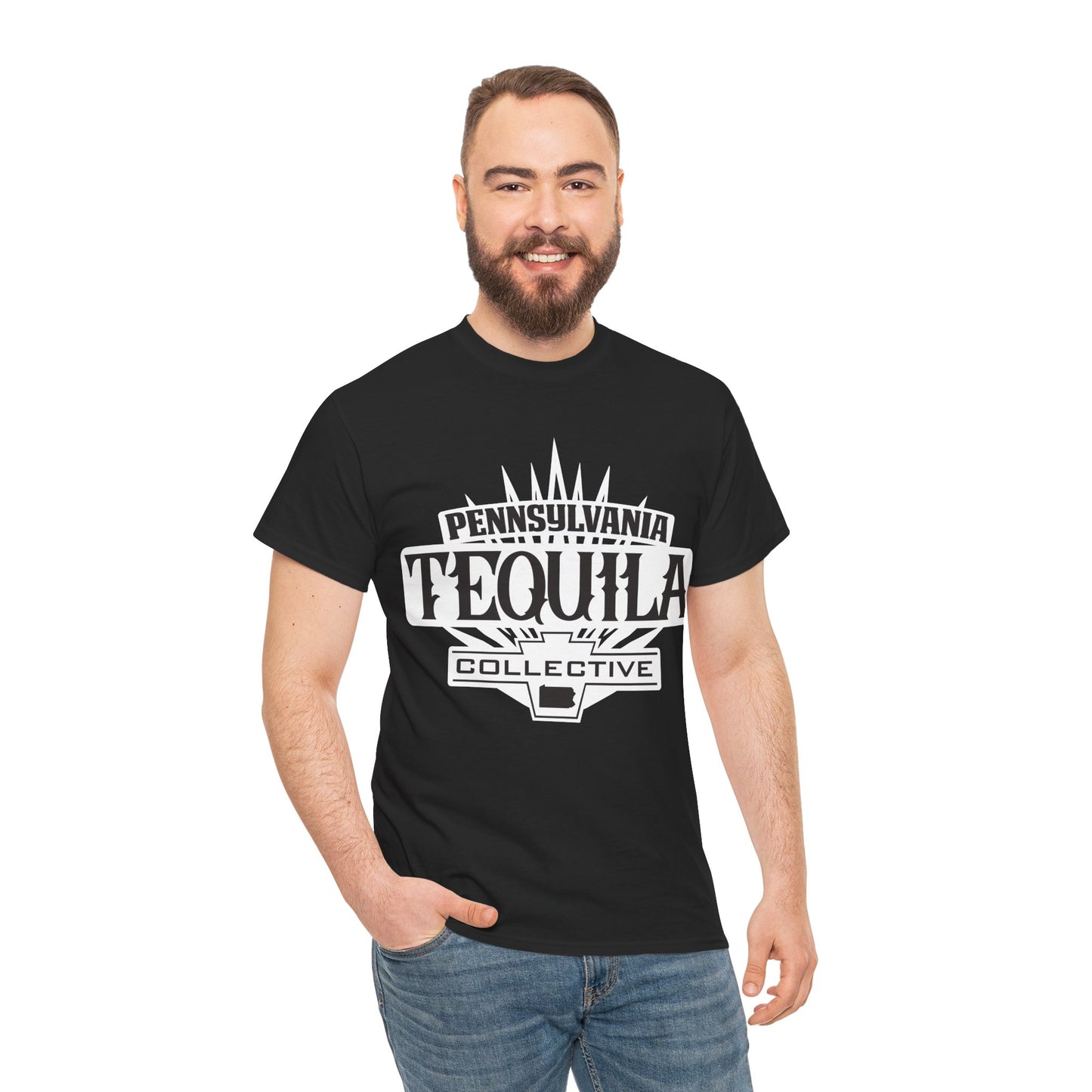 Pennsylvania Tequila Collective Short Sleeve Gildan 5000 T-Shirt with Front Logo