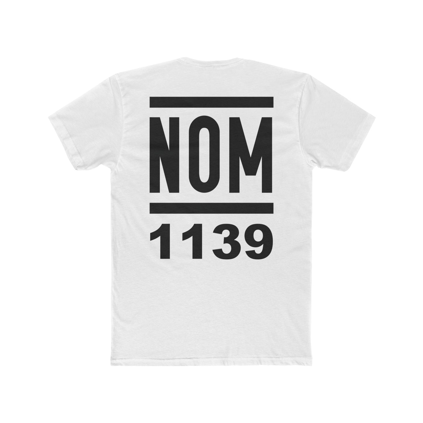 NOM 1139 Short Sleeve Next Level 3600 T-Shirt with Front and Back Logo