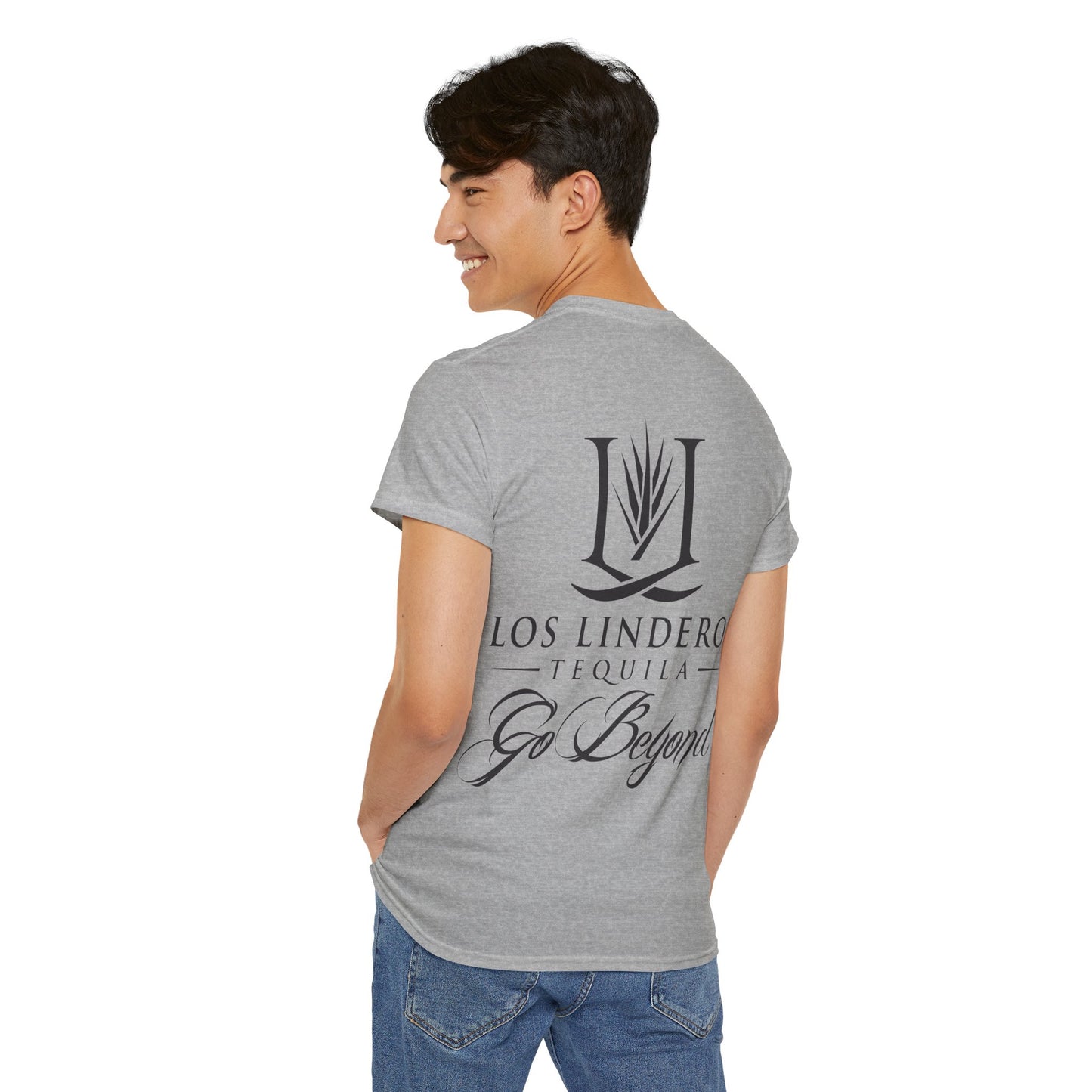 Los Linderos Tequila Short Sleeve Gildan 5000 T-Shirt with Front and Back Logo