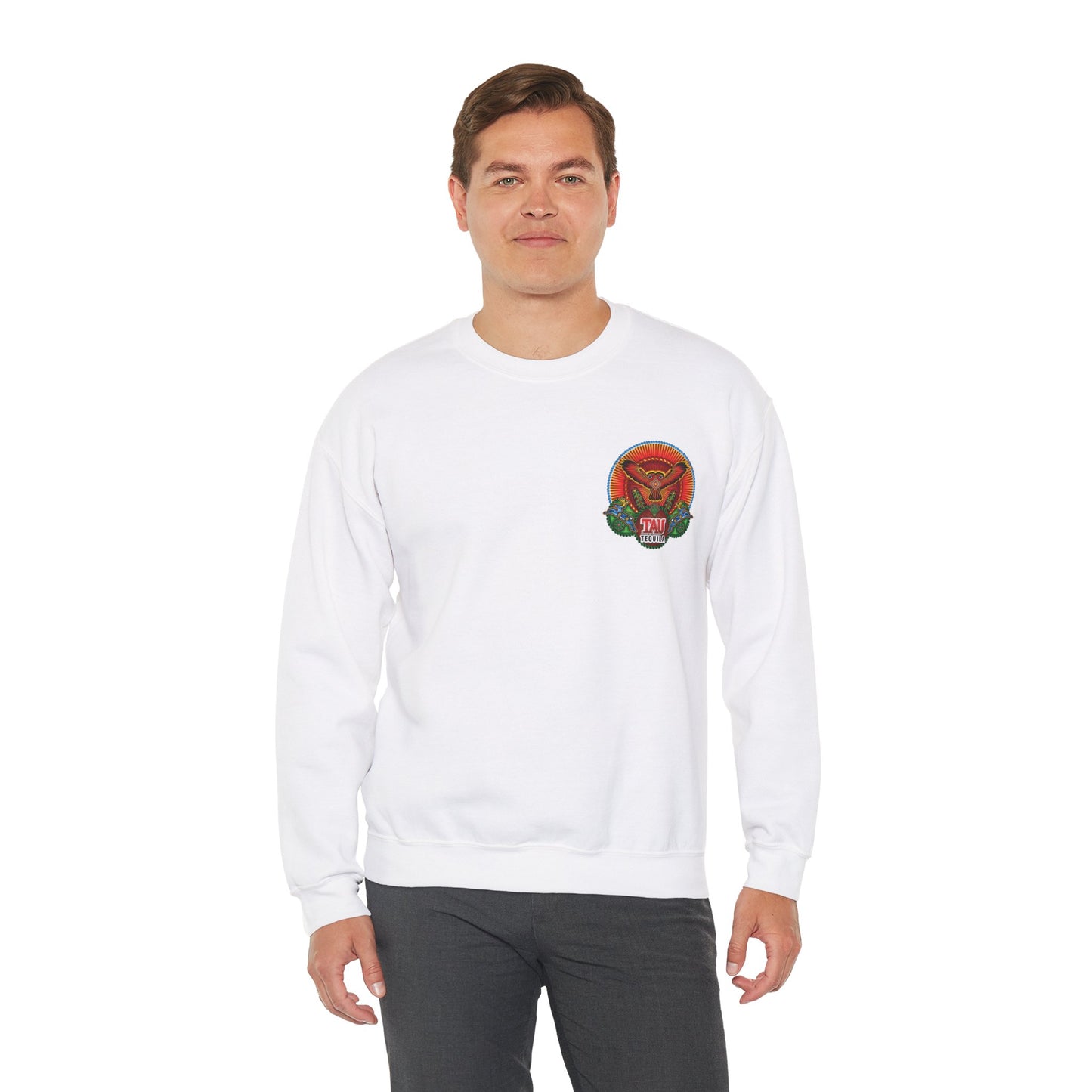 Tau Tequila Gilden 18000 Crewneck Sweatshirt with Front and Back Logo