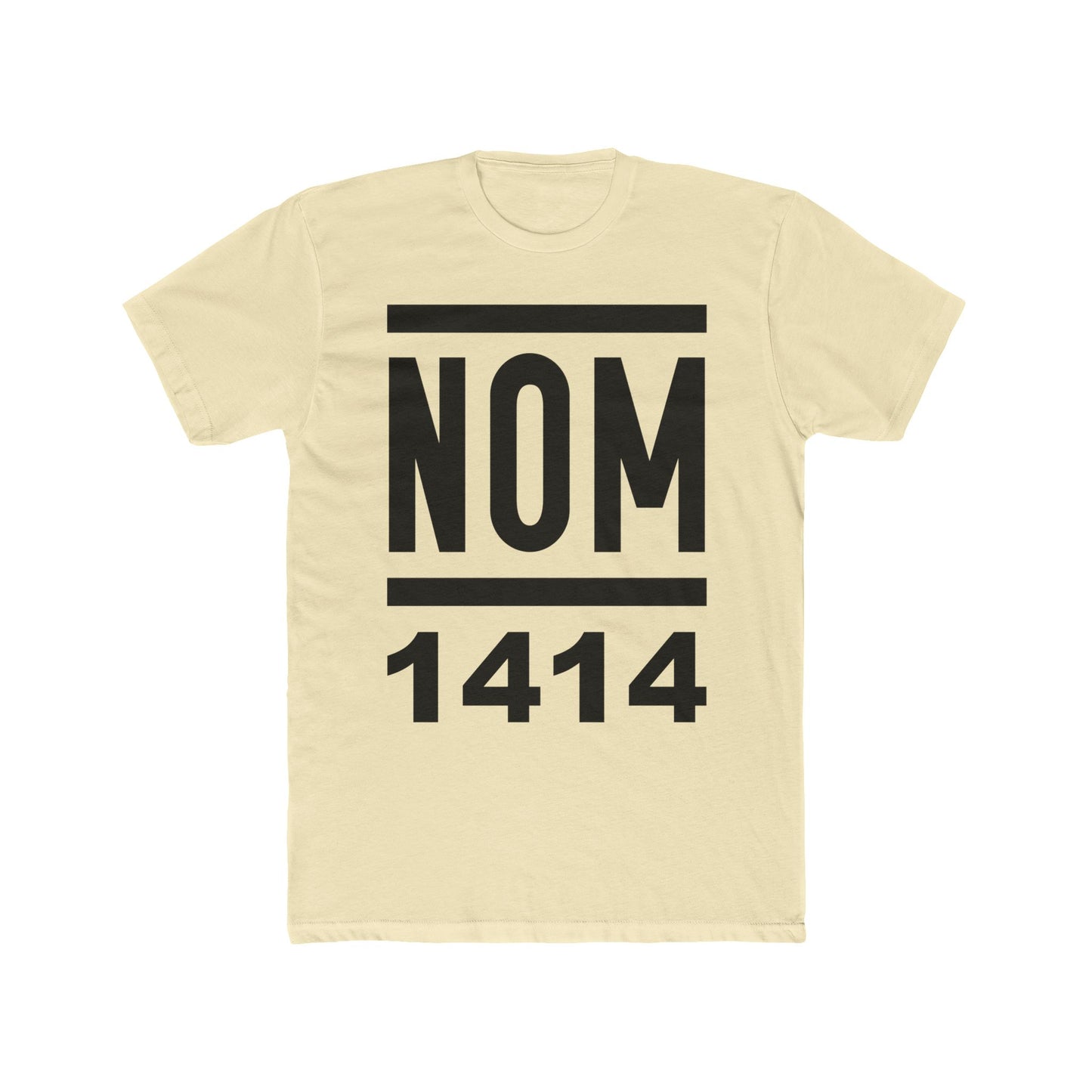 NOM 1414 Short Sleeve Next Level 3600 T-Shirt with Front Logo