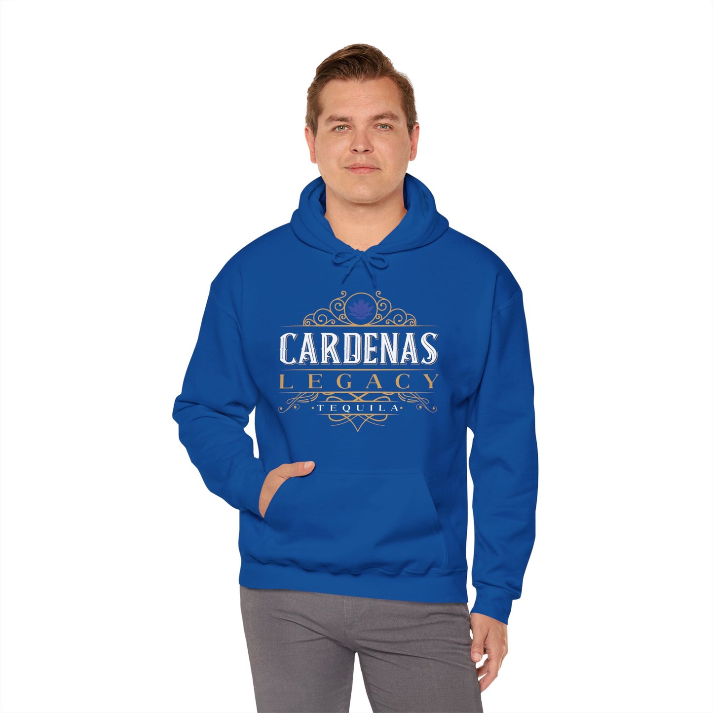 Cardenas Legacy Tequila Gilden 18500 Hoodie with Front Logo