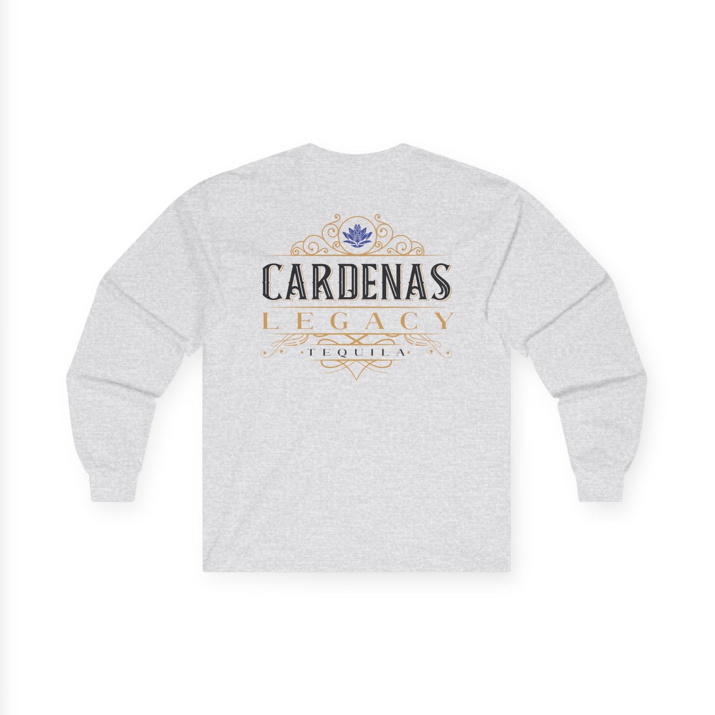 Cardenas Legacy Tequila Long Sleeve Gildan 2400 T-Shirt with Front and Back Logo