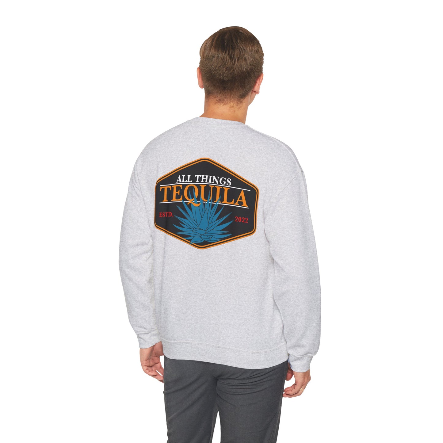 All Things Tequila Gilden 18000 Crewneck Sweatshirt with Front and Back Logo