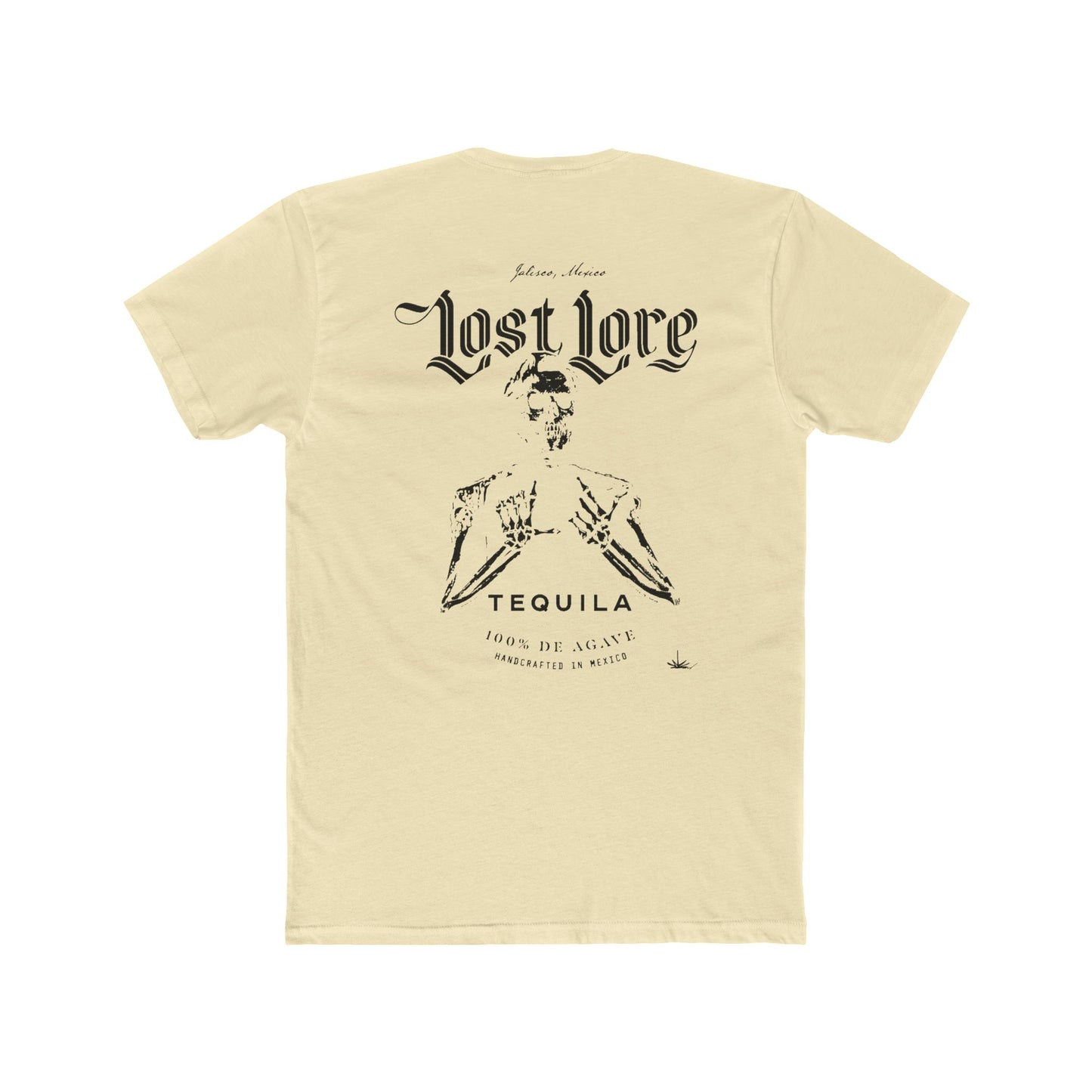 Lost Lore Tequila Miklo Agave Short Sleeve Next Level 3600 T-Shirt with Front and Back Logo