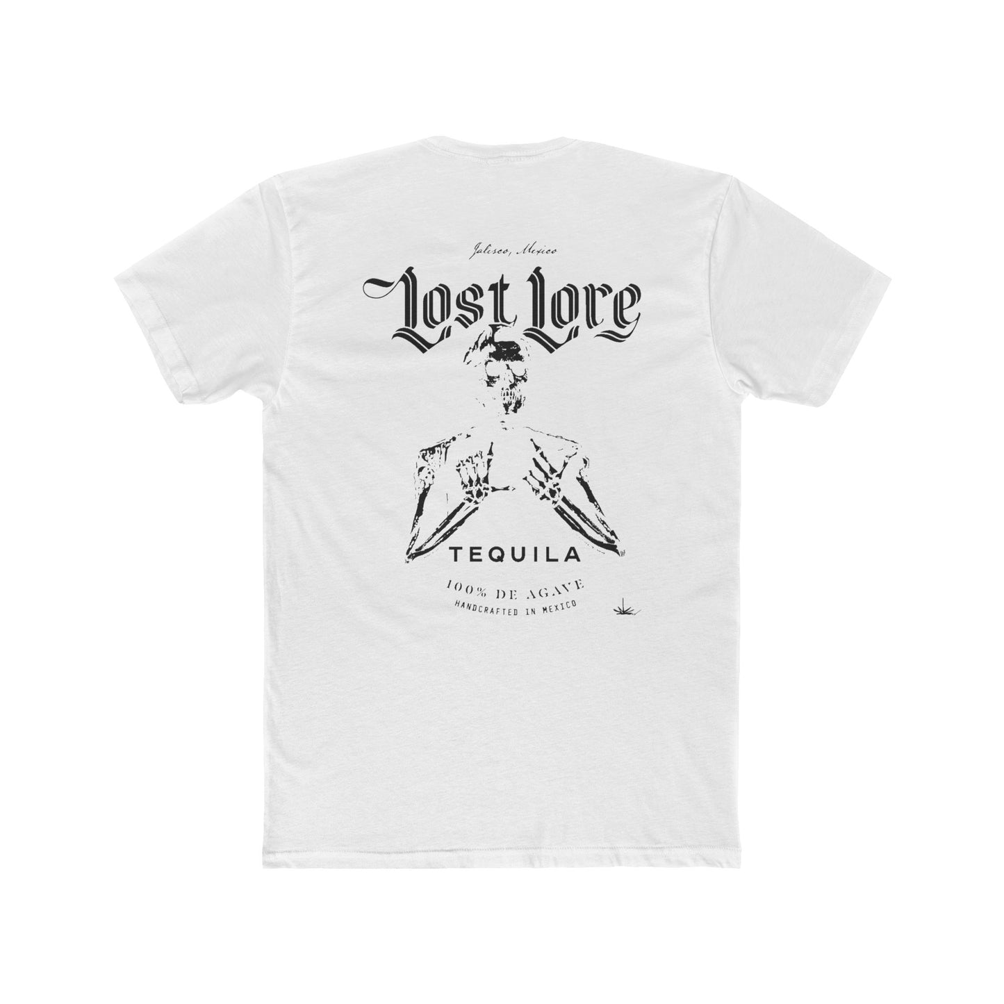 Lost Lore Tequila Miklo Agave Short Sleeve Next Level 3600 T-Shirt with Front and Back Logo