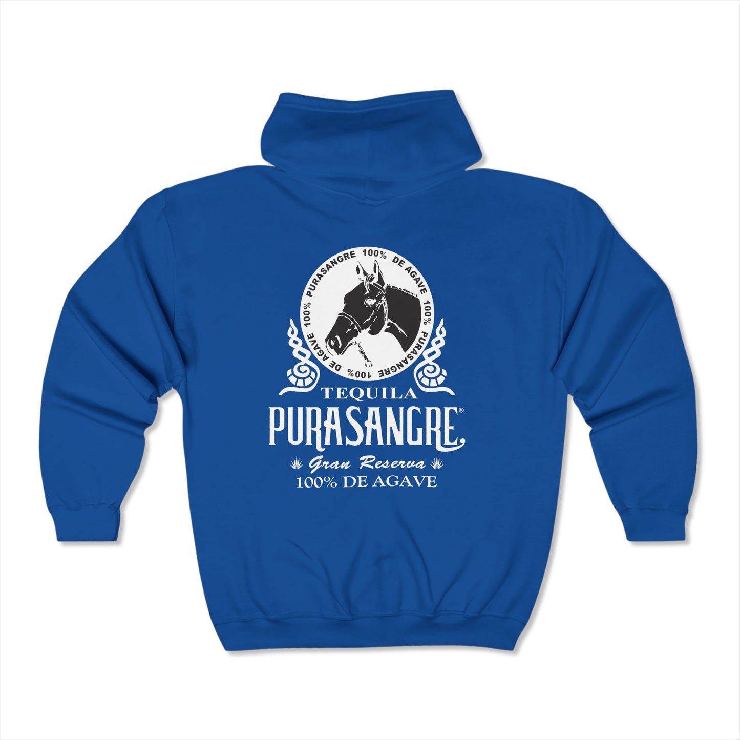 Purasangre Tequila Gildan 18600 Zip-Up Hooded Sweatshirt