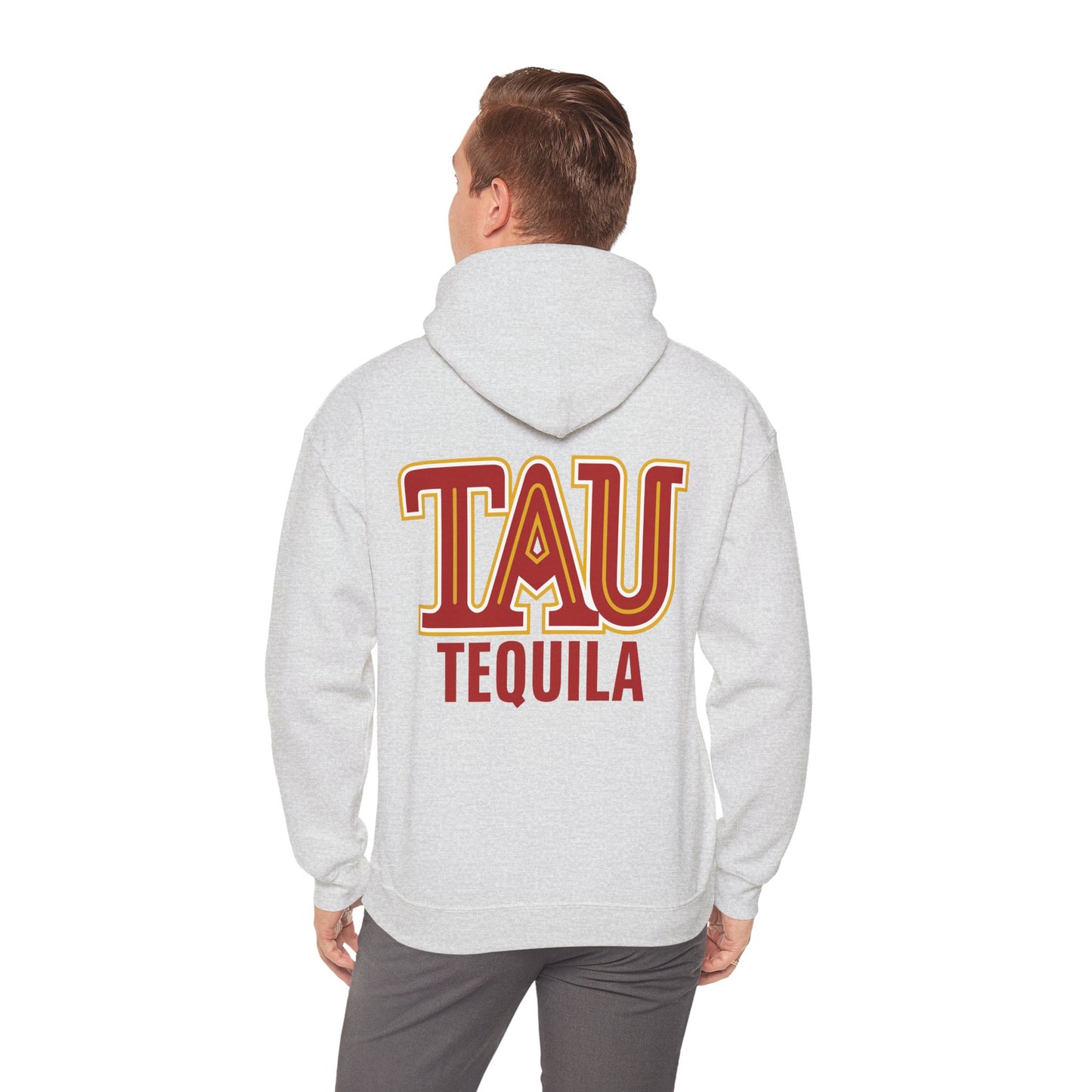 Tau Tequila Gilden 18500 Hoodie with Front and Back Logo