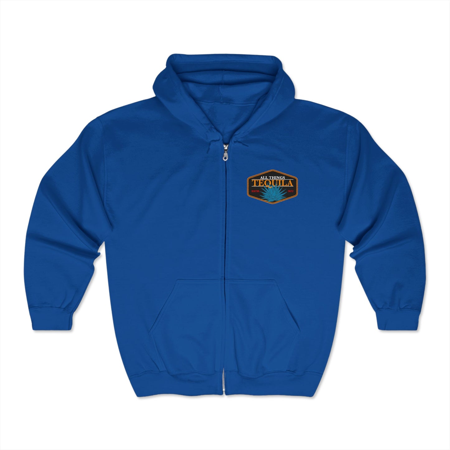 All Things Tequila Gildan 18600 Zip-Up Hooded Sweatshirt