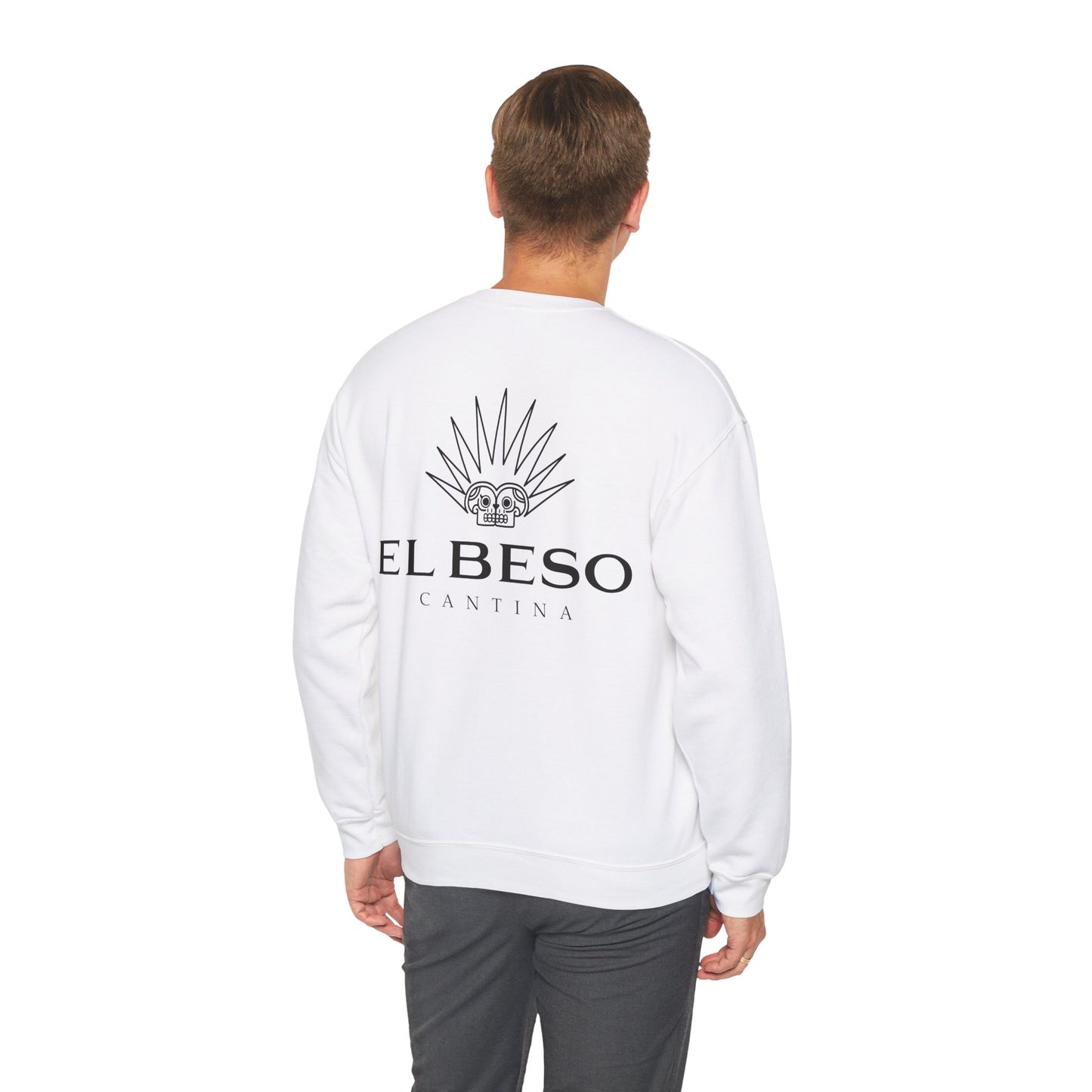 El Beso Cantina Gilden 18000 Crewneck Sweatshirt with Front and Back Logo