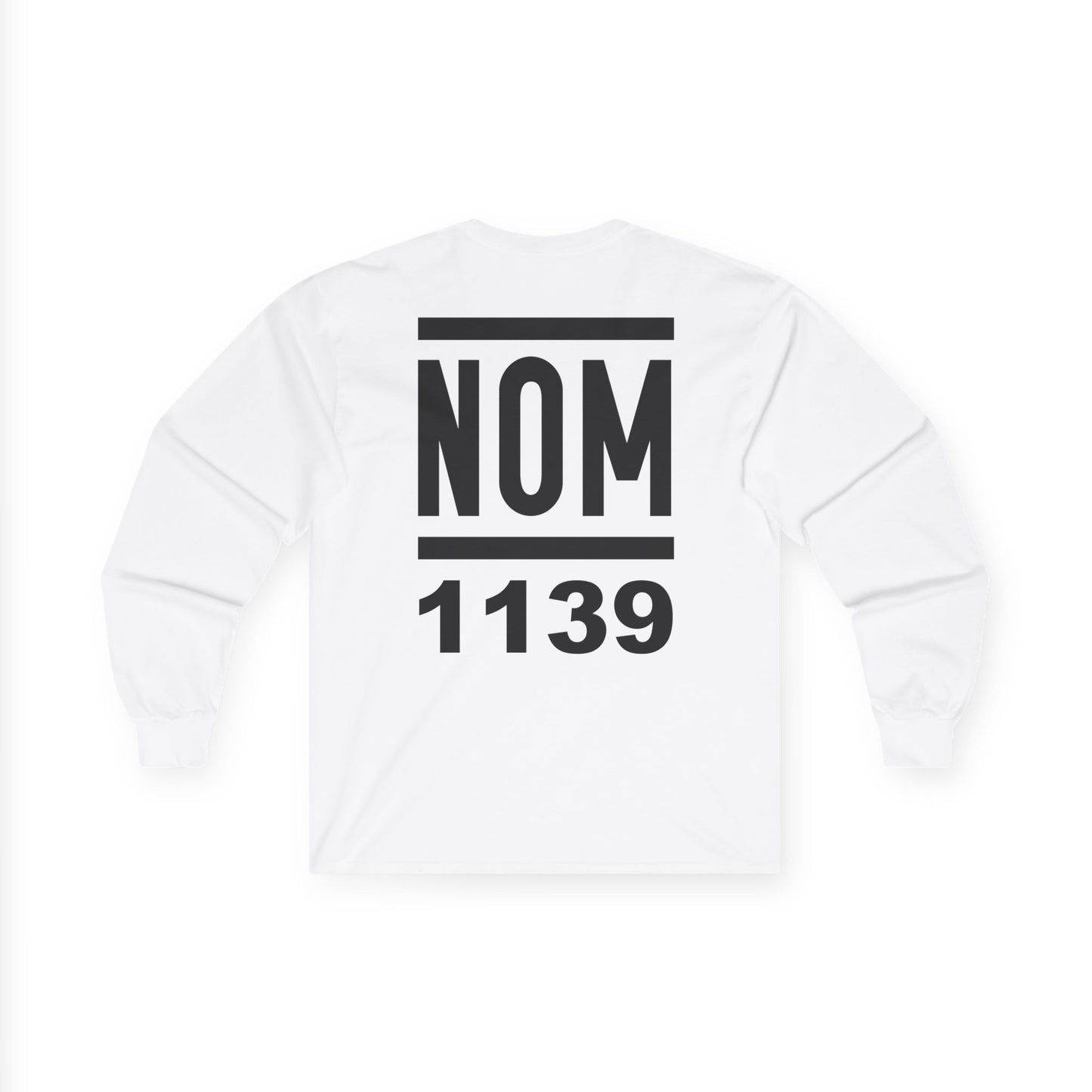 NOM 1139 Long Sleeve Gildan 2400 T-Shirt with Front and Back Logo