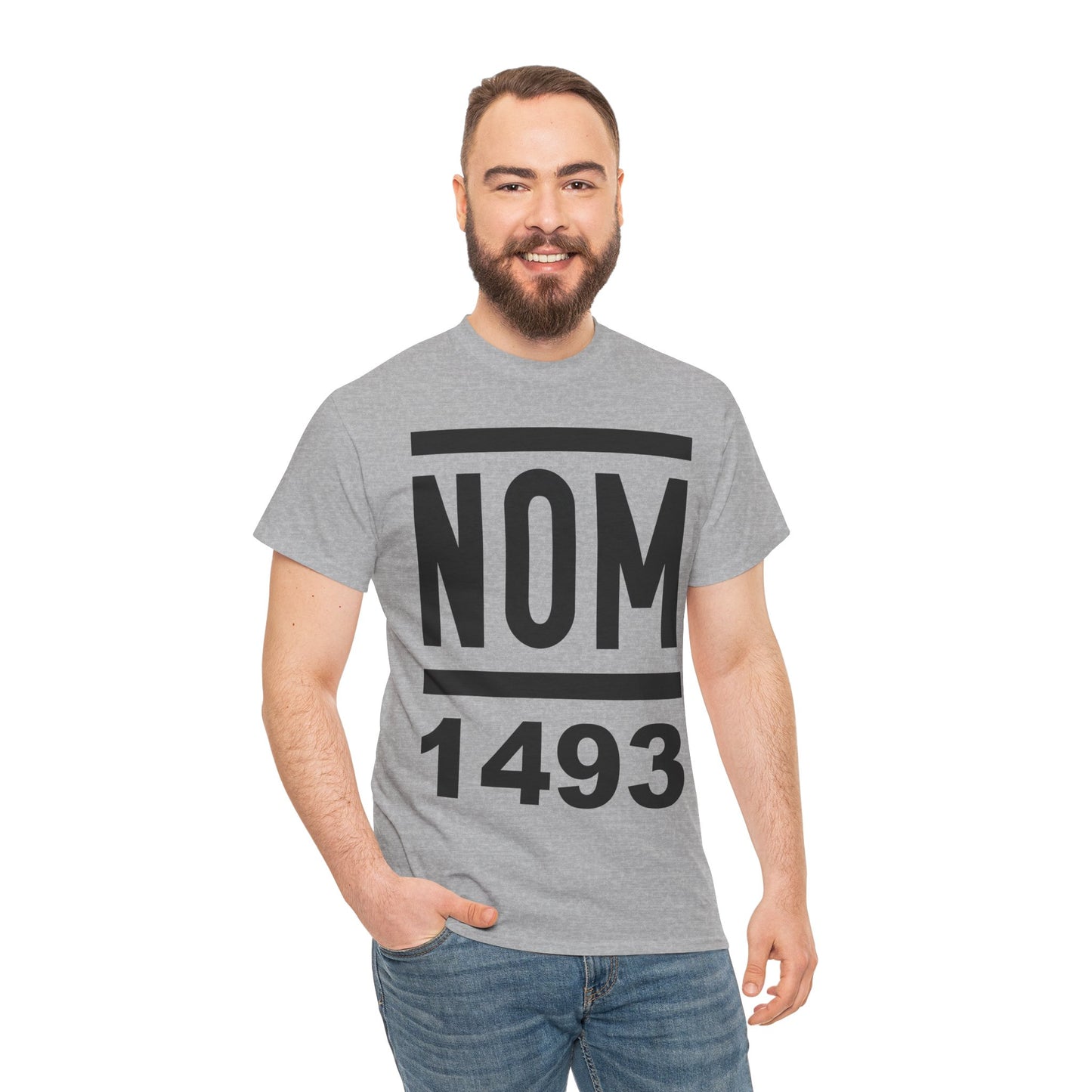 NOM 1493 Short Sleeve Gildan 5000 T-Shirt with Front Logo