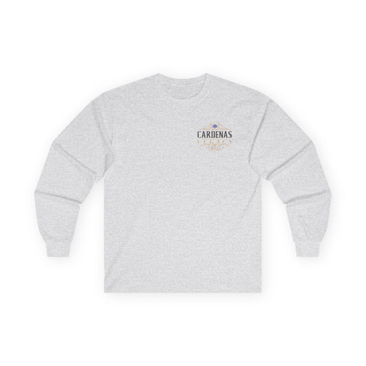 Cardenas Legacy Tequila Long Sleeve Gildan 2400 T-Shirt with Front and Back Logo