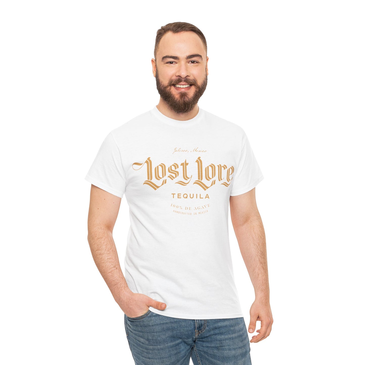 Lost Lore Tequila Short Sleeve Gildan 5000 T-Shirt with Front Logo