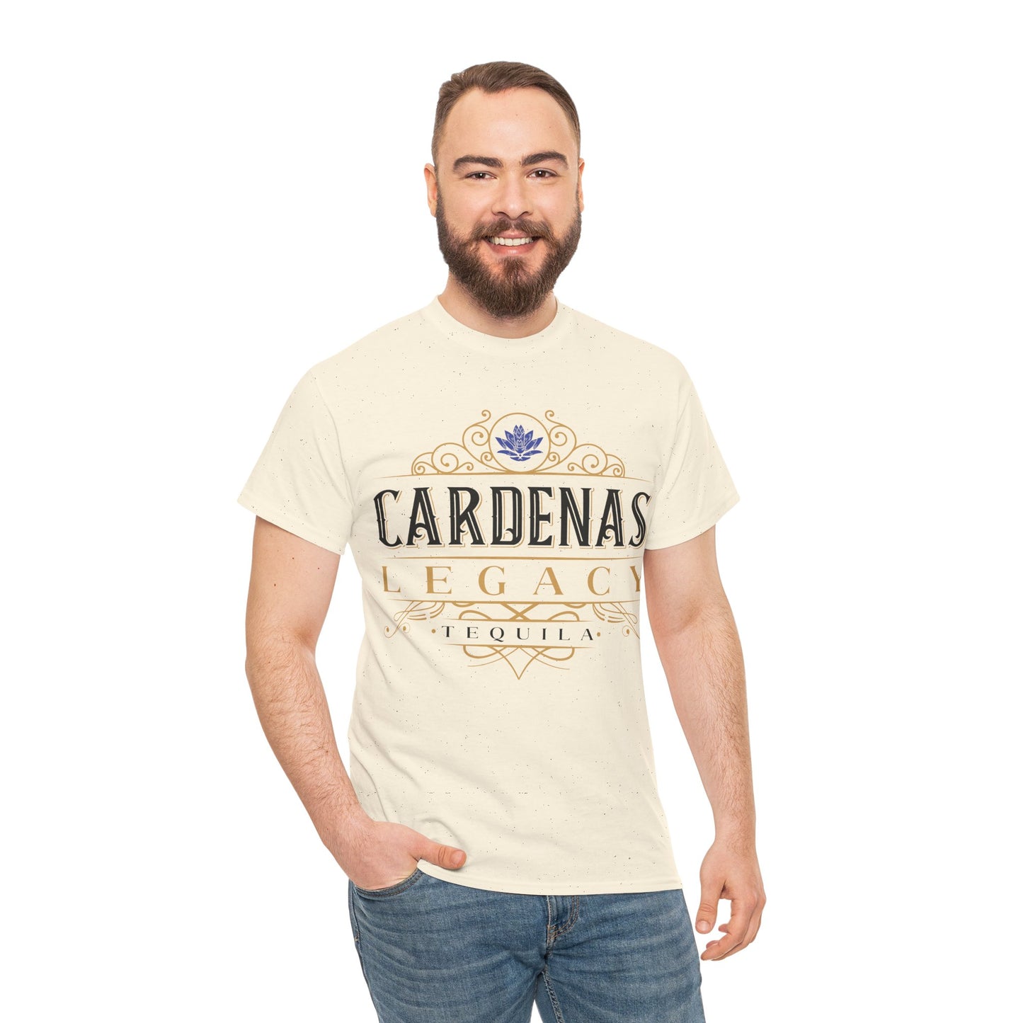 Cardenas Legacy Tequila Short Sleeve Gildan 5000 T-Shirt with Front Logo