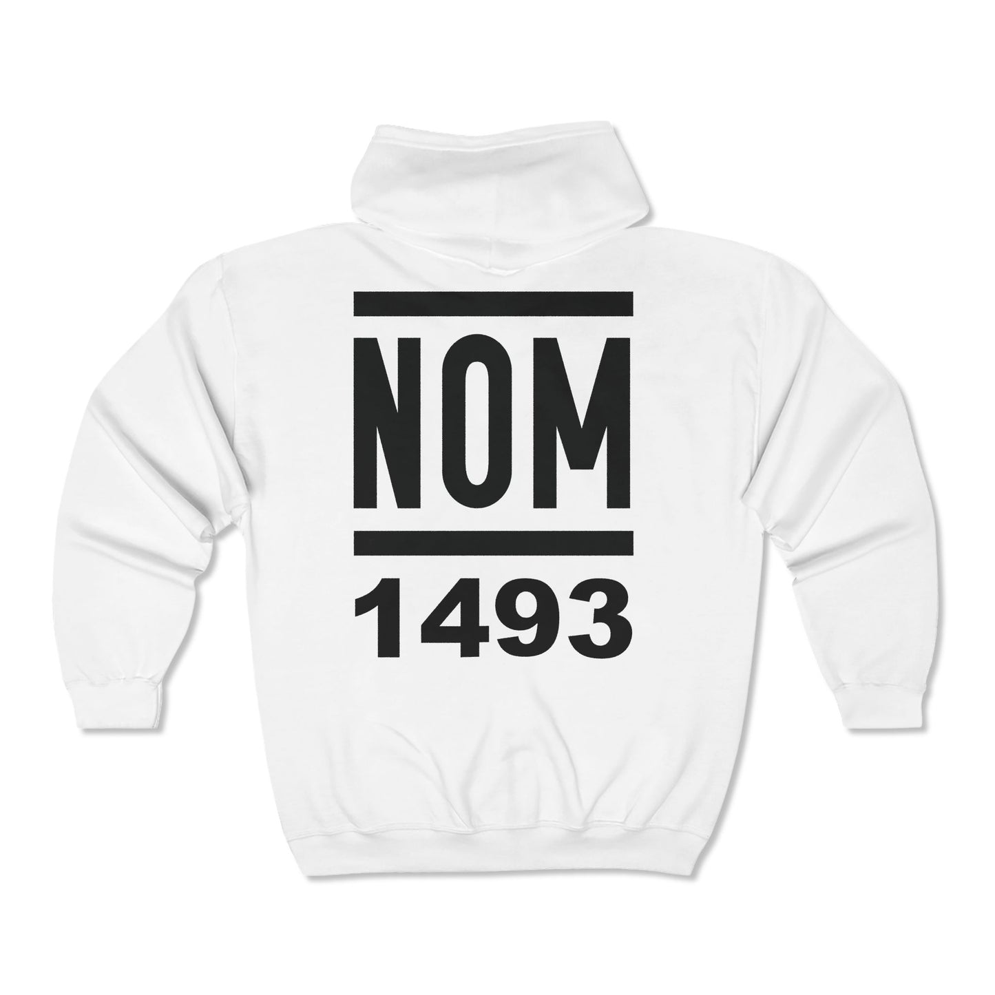 NOM 1493 Gildan 18600 Zip-Up Hooded Sweatshirt