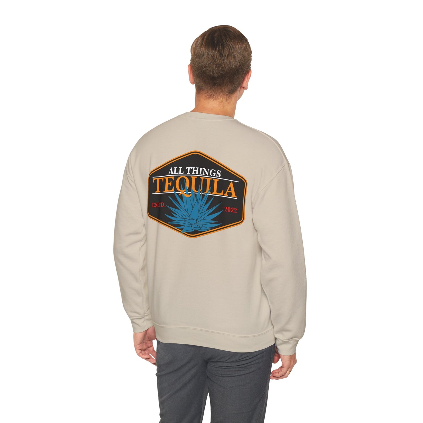 All Things Tequila Gilden 18000 Crewneck Sweatshirt with Front and Back Logo