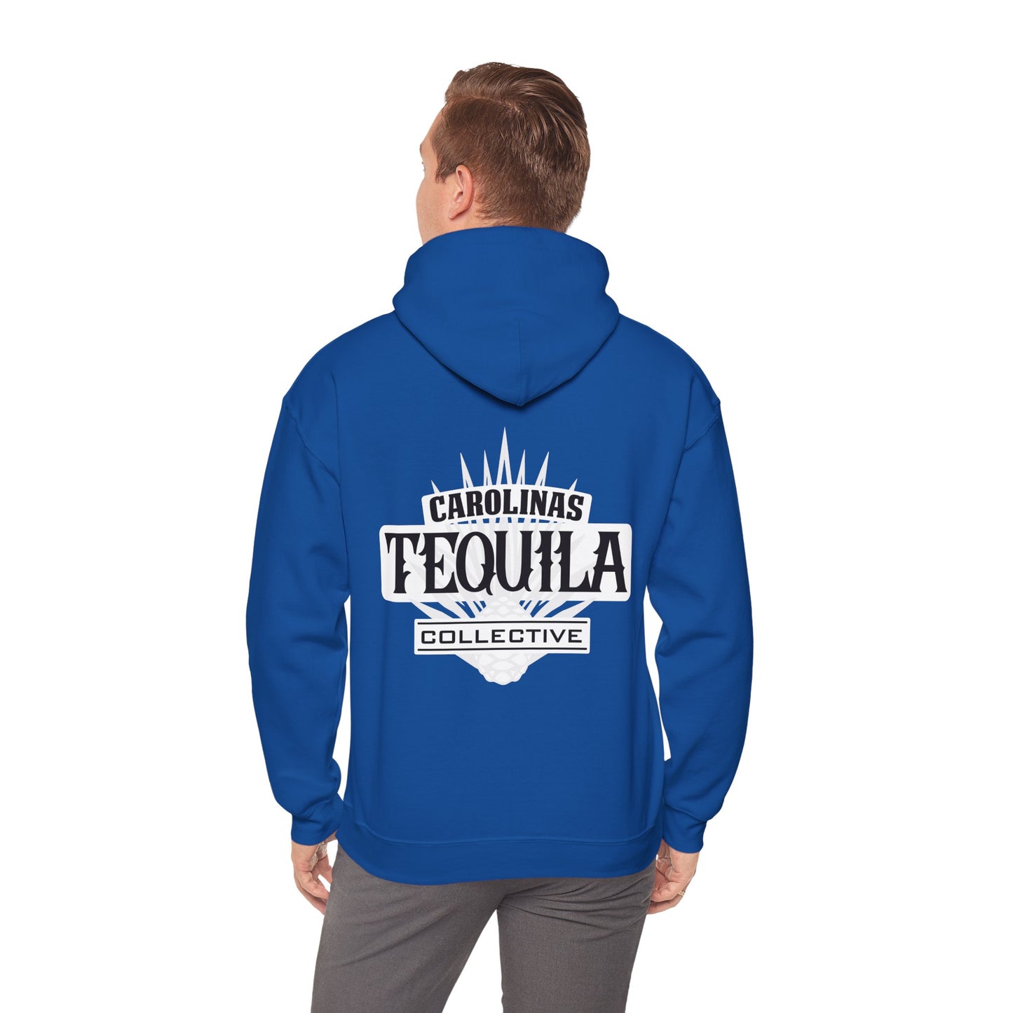 Carolinas Tequila Collective Gilden 18500 Hoodie with Front and Back Logo