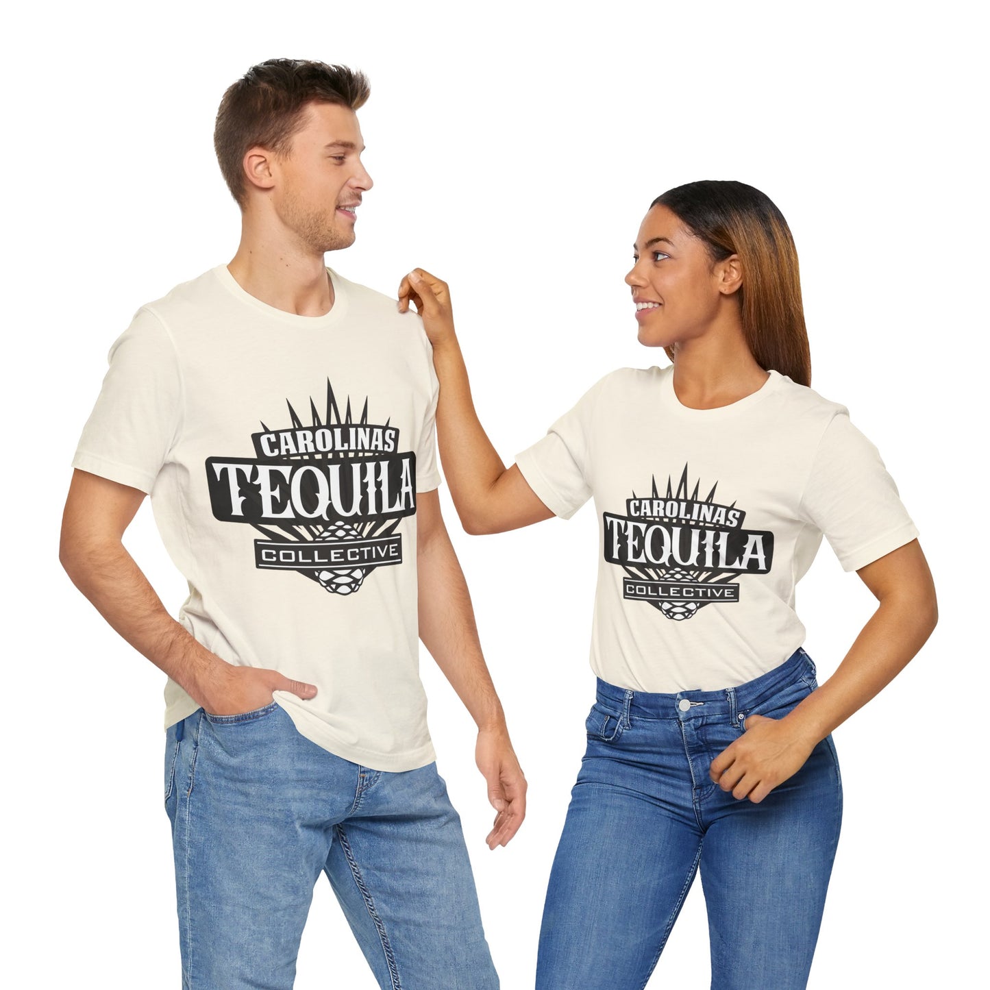 Carolinas Tequila Collective Short Sleeve Bella+Canvas 3001 T-Shirt with Front Logo