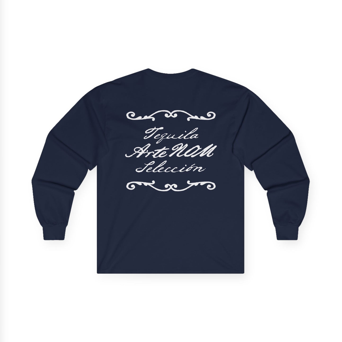 ArteNOM Tequila Long Sleeve Gildan 2400 T-Shirt with Front and Back Logo