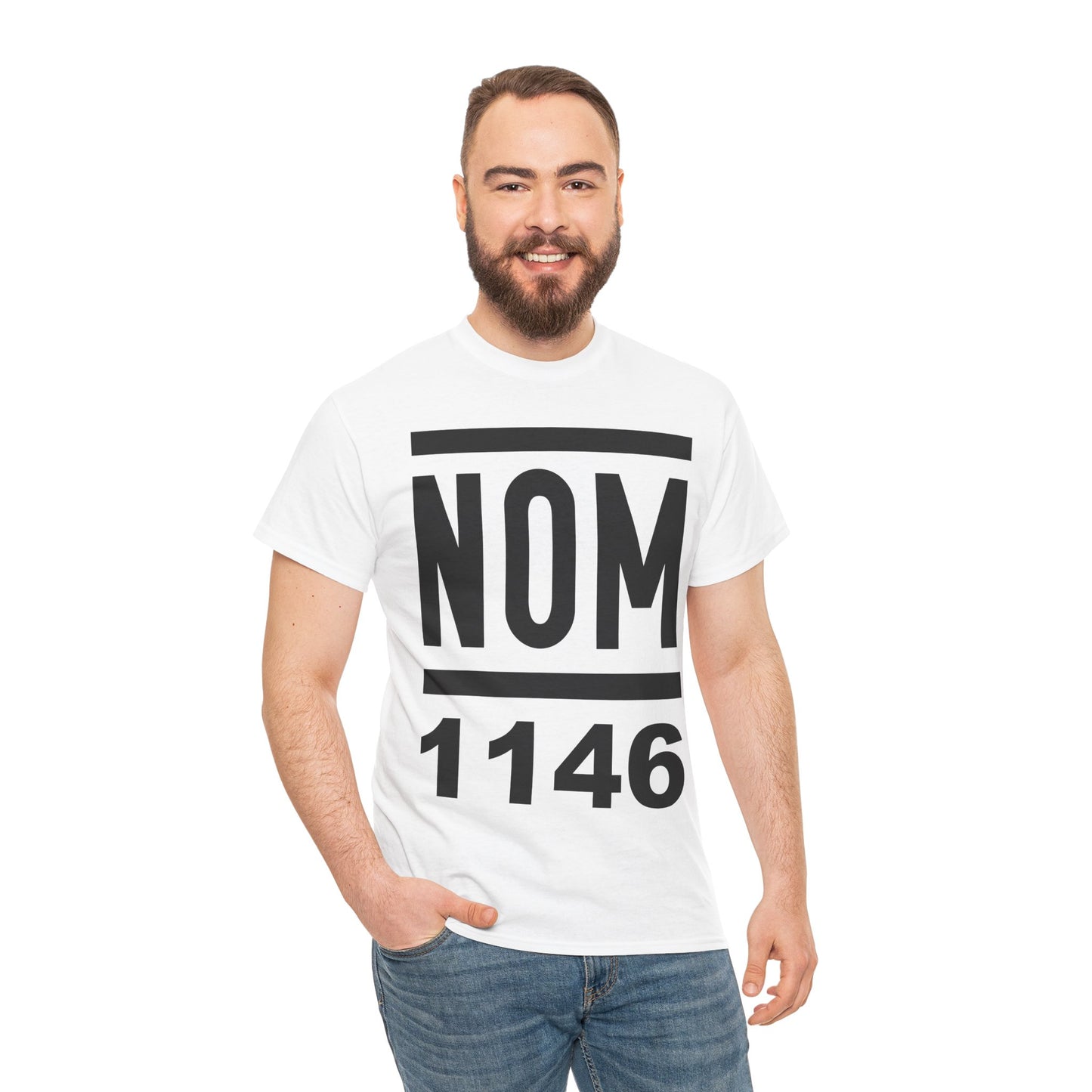 NOM 1146 Short Sleeve Gildan 5000 T-Shirt with Front Logo