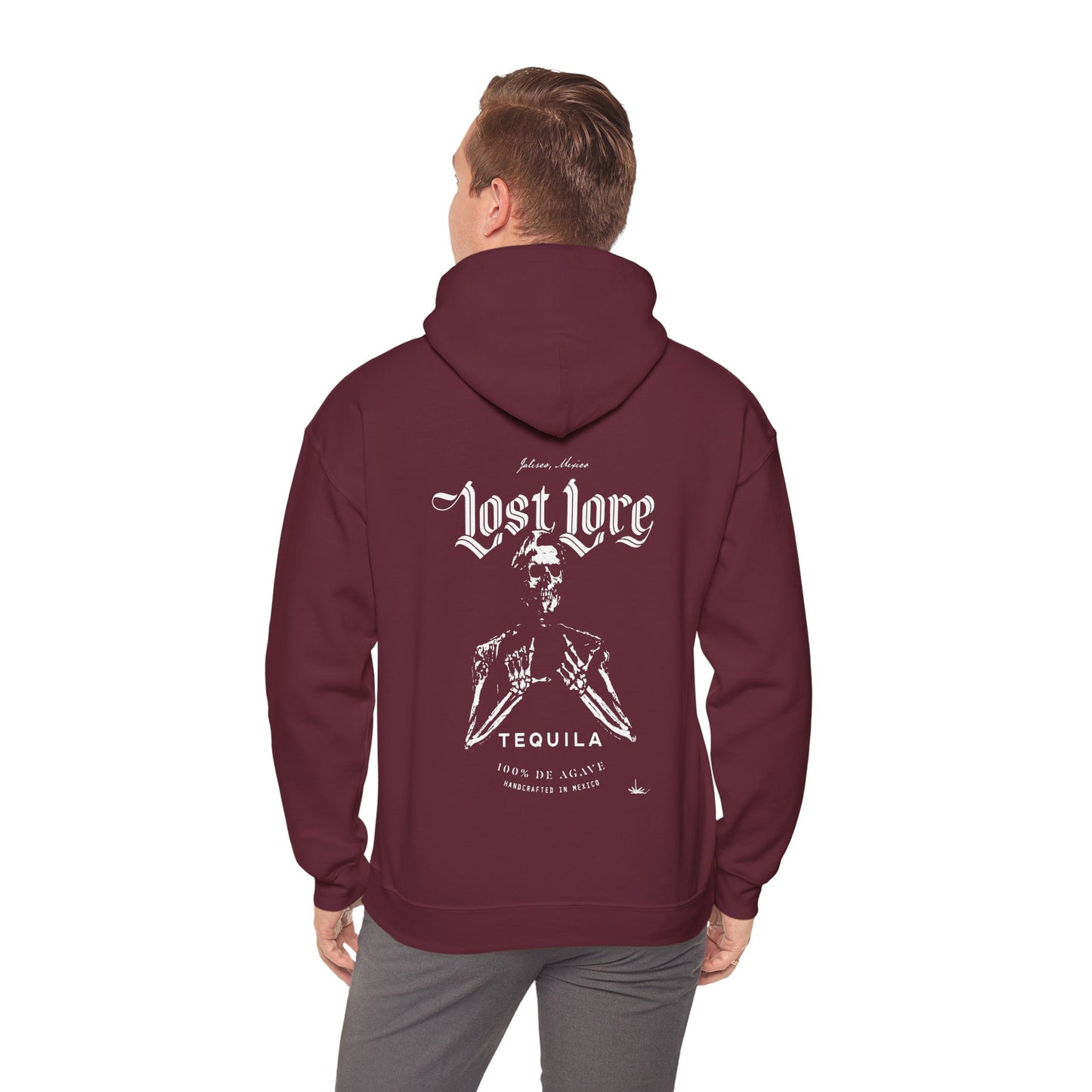 Lost Lore Tequila Miklo Agave Gilden 18500 Hoodie with Front and Back Logo