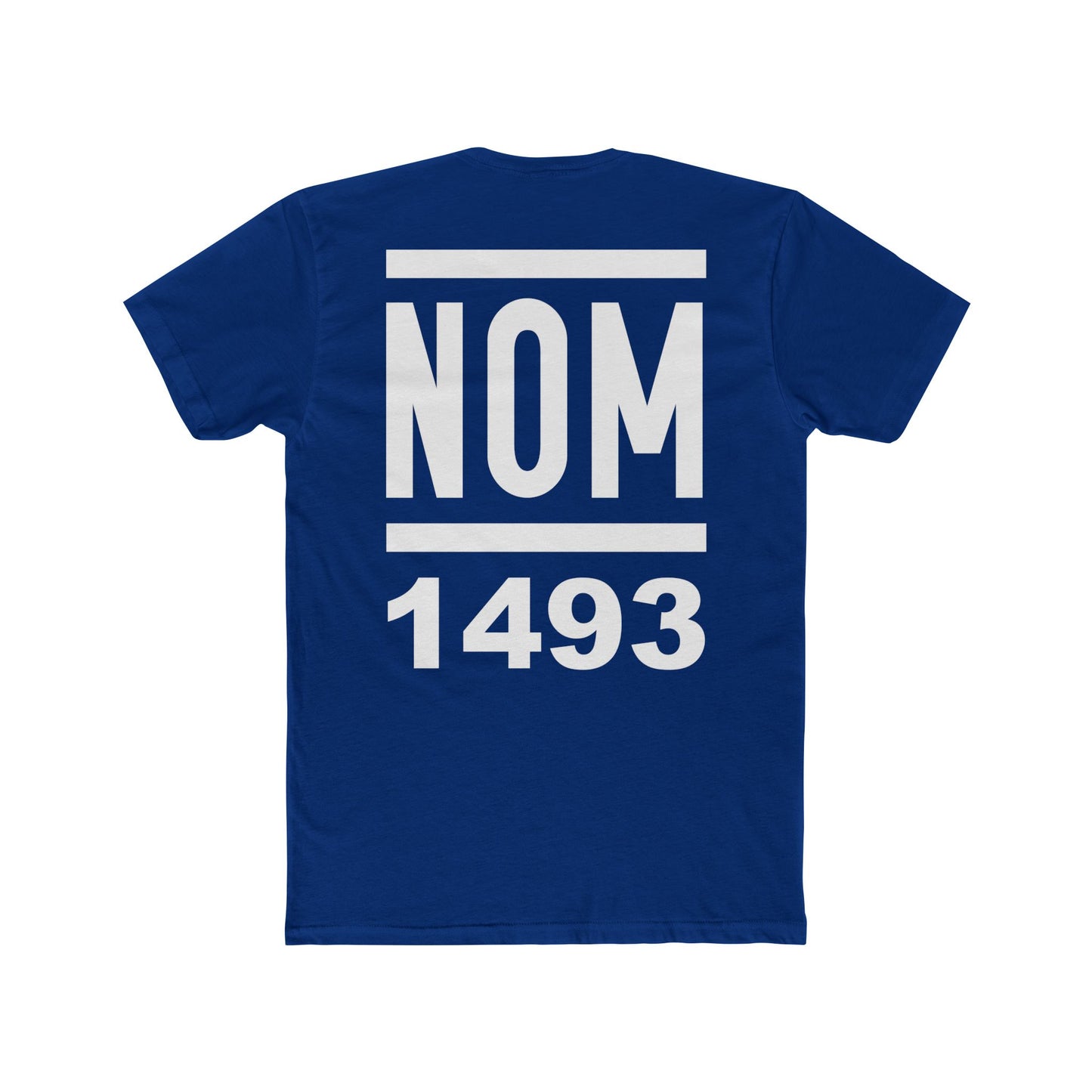 NOM 1493 Short Sleeve Next Level 3600 T-Shirt with Front and Back Logo