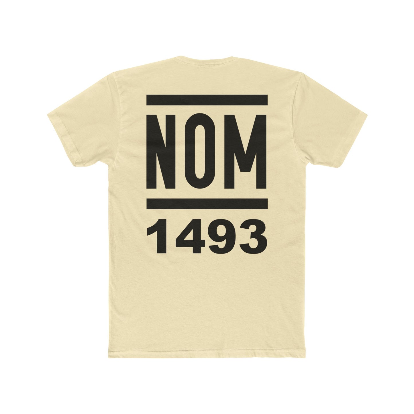 NOM 1493 Short Sleeve Next Level 3600 T-Shirt with Front and Back Logo