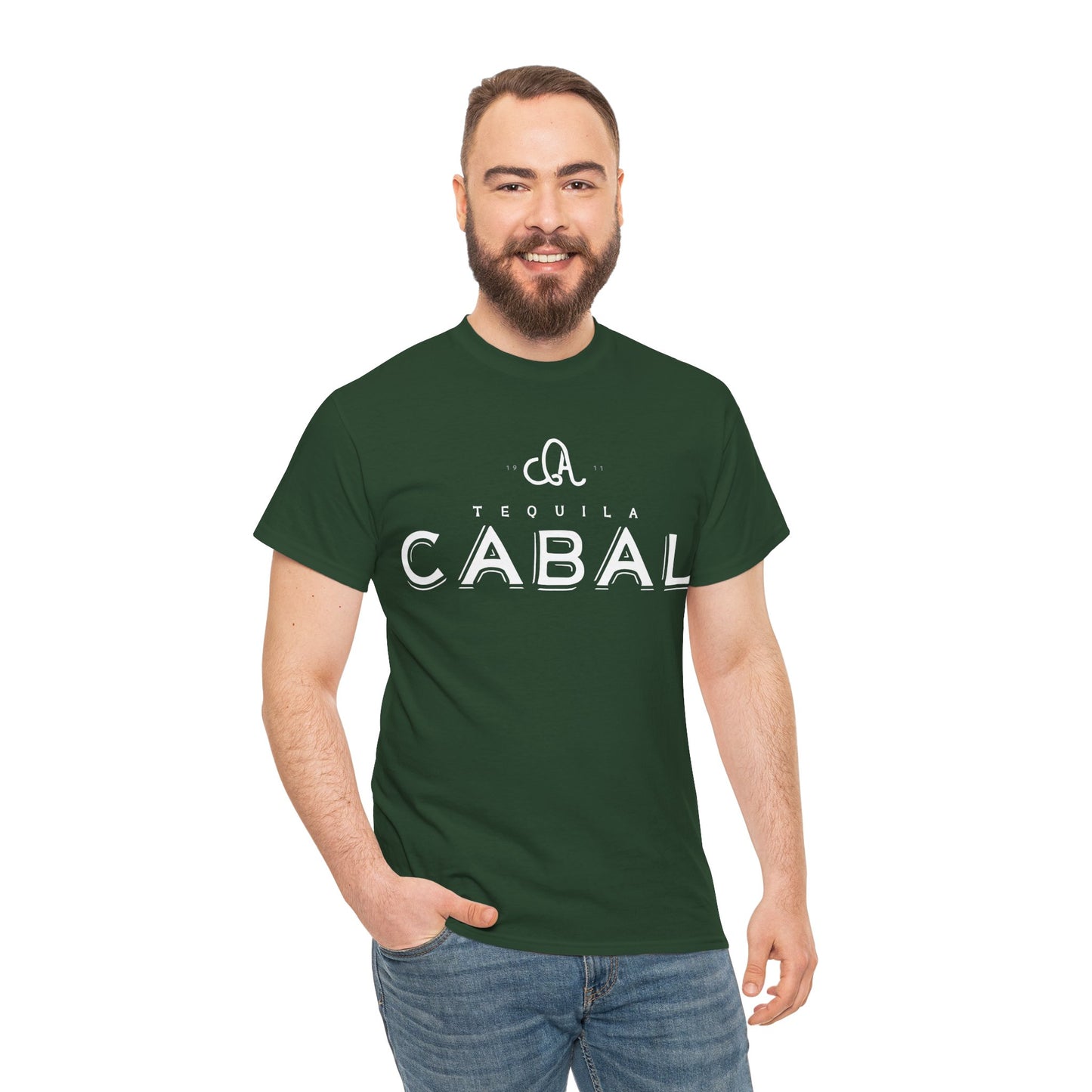 Cabal Tequila Short Sleeve Gildan 5000 T-Shirt with Front Logo