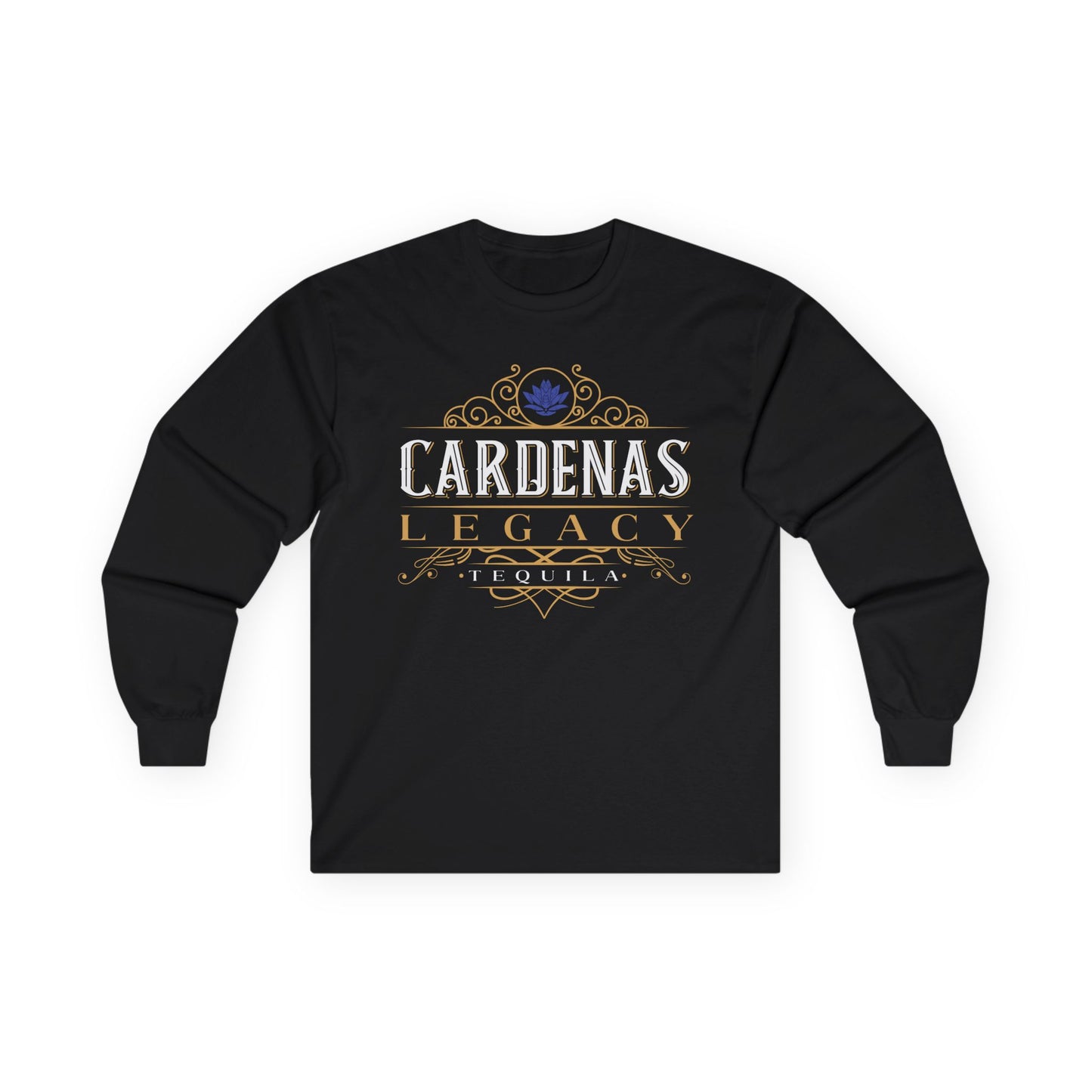 Cardenas Legacy Tequila Long Sleeve Gildan 2400 T-Shirt with Front Logo