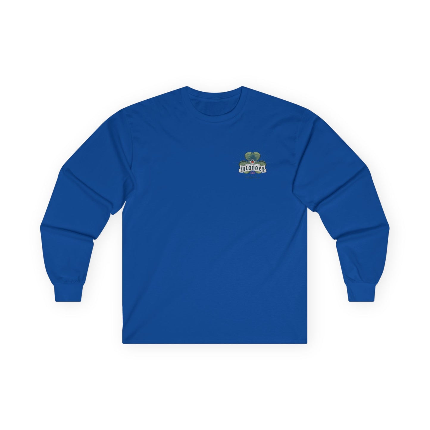 Irlande's Tequila Long Sleeve Gildan 2400 T-Shirt with Front and Back Logo