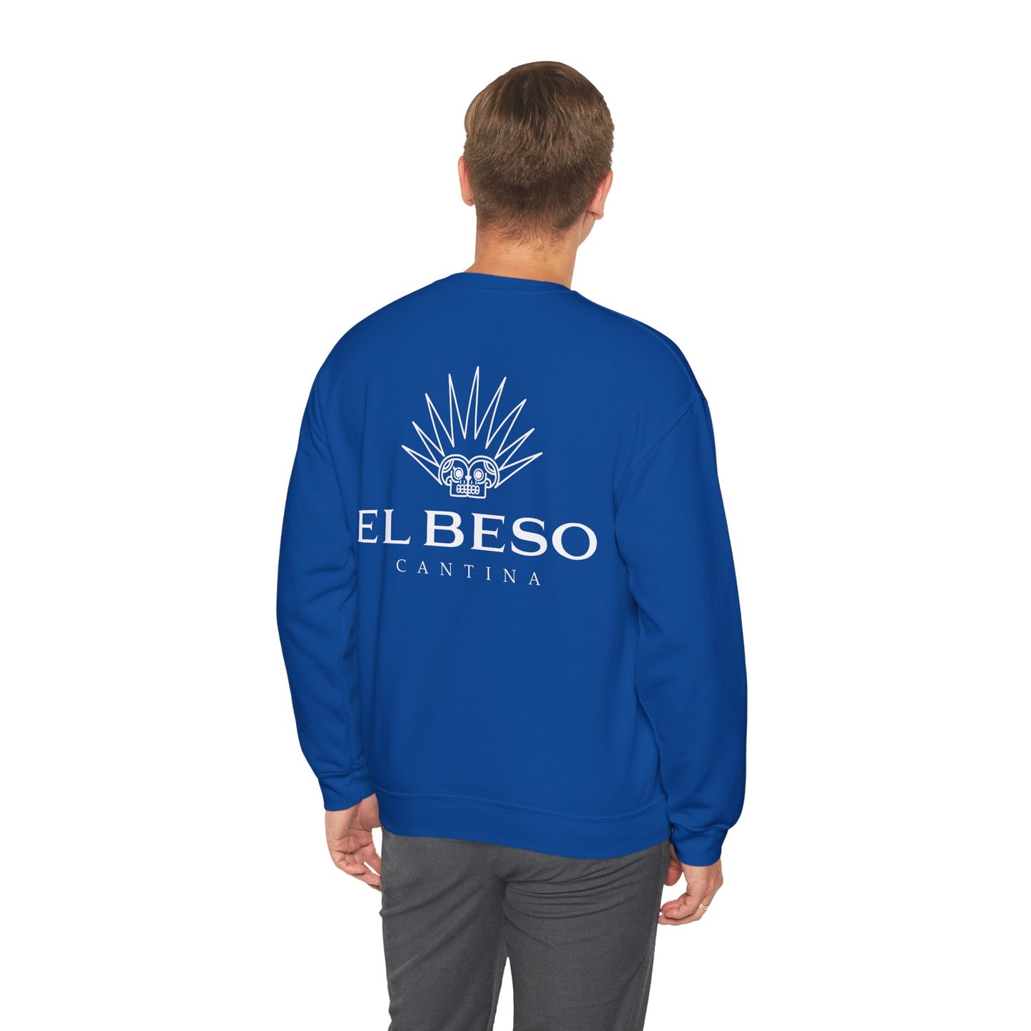 El Beso Cantina Gilden 18000 Crewneck Sweatshirt with Front and Back Logo