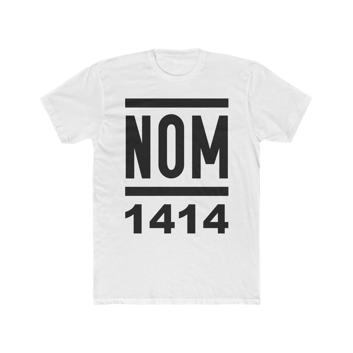 NOM 1414 Short Sleeve Next Level 3600 T-Shirt with Front Logo