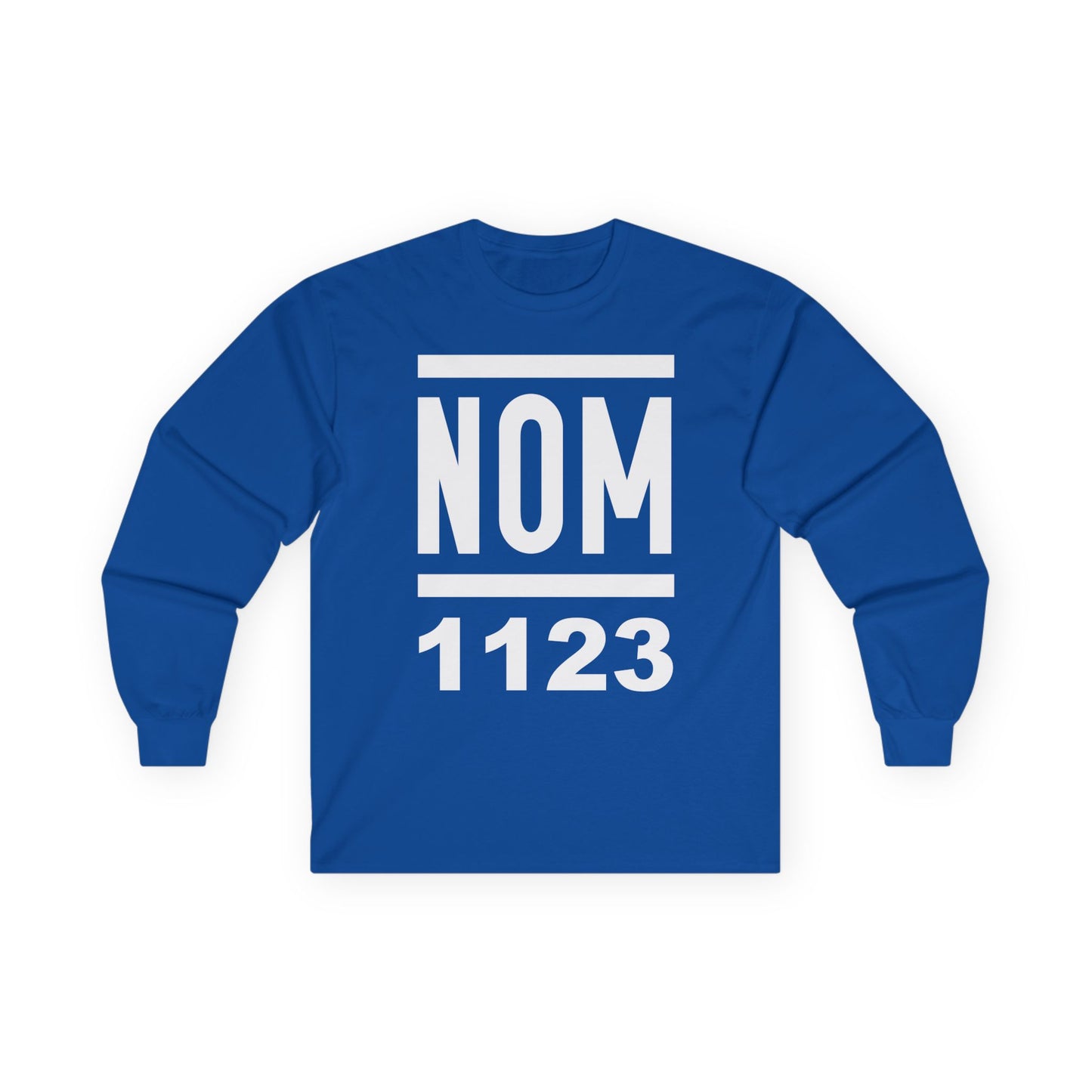 NOM 1123 Long Sleeve Gildan 2400 T-Shirt with Front Logo