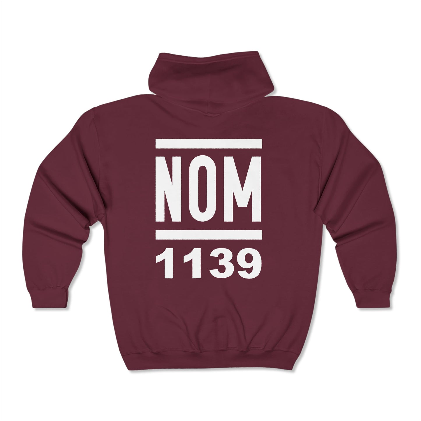 NOM 1139 Gildan 18600 Zip-Up Hooded Sweatshirt